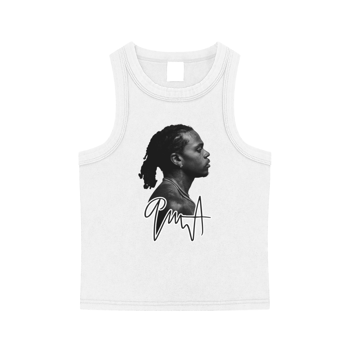 Gunna Inspired Signature White Washed Tank Top