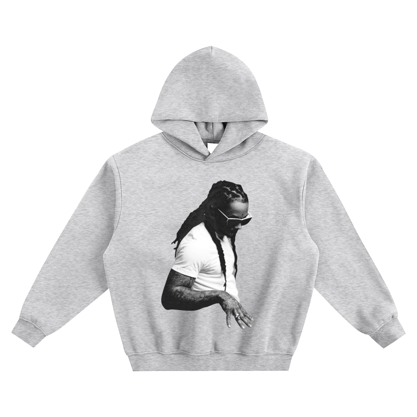 Weezy Carter Inspired Fleeced Boxy Hoodie