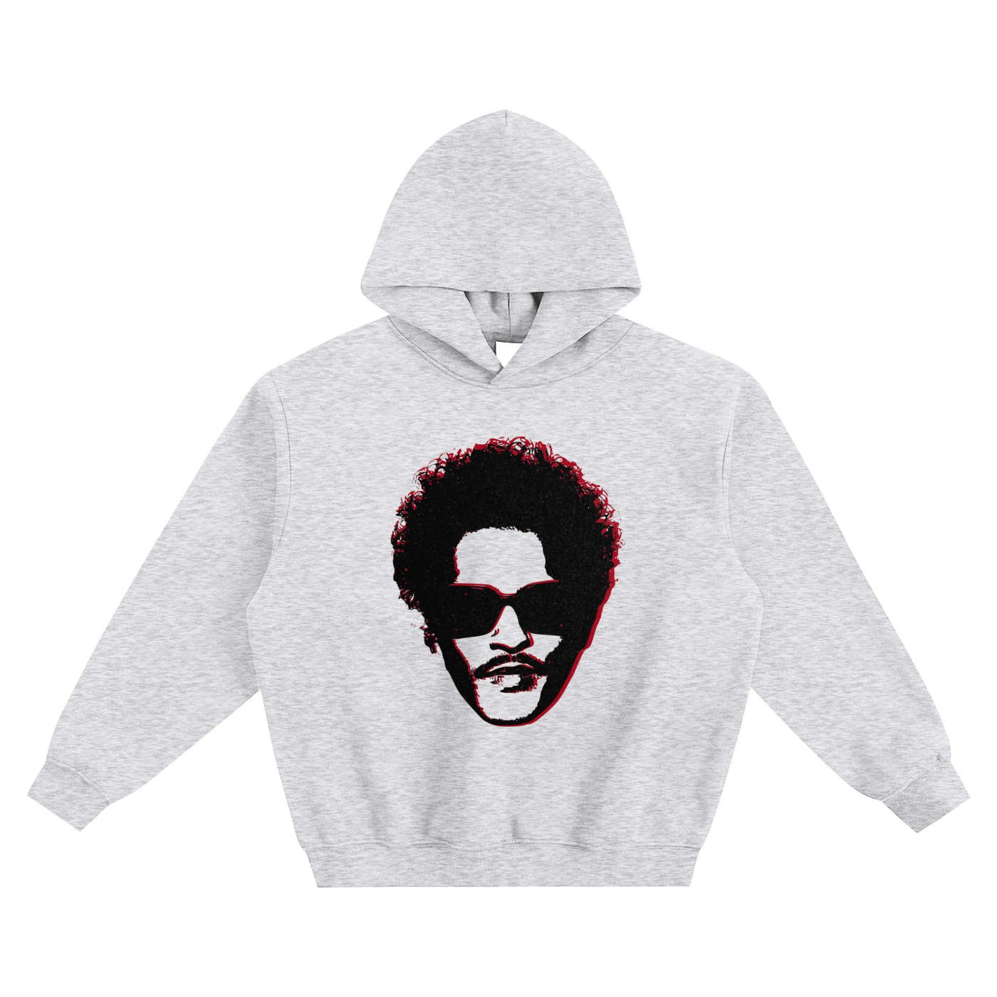 Sketched Bruno Head Boxy Hoodie