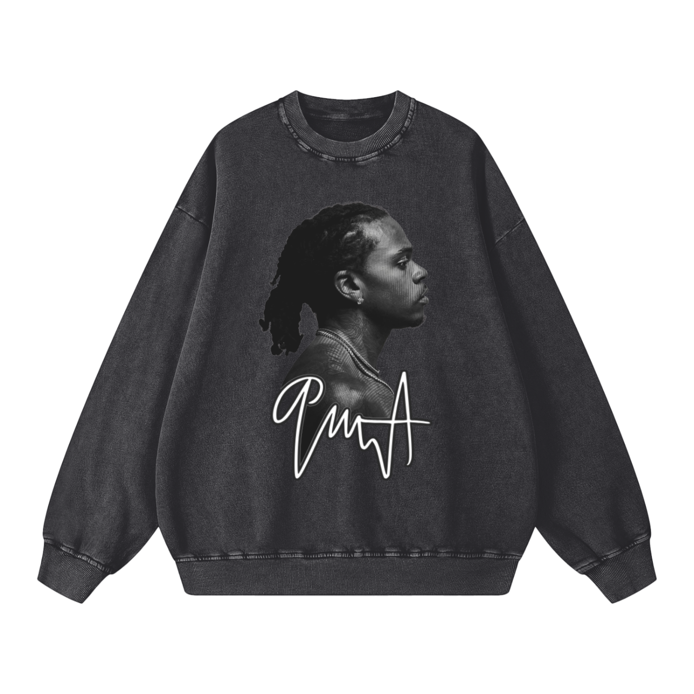 Gunna Inspired Signature Washed Oversized Sweatshirt