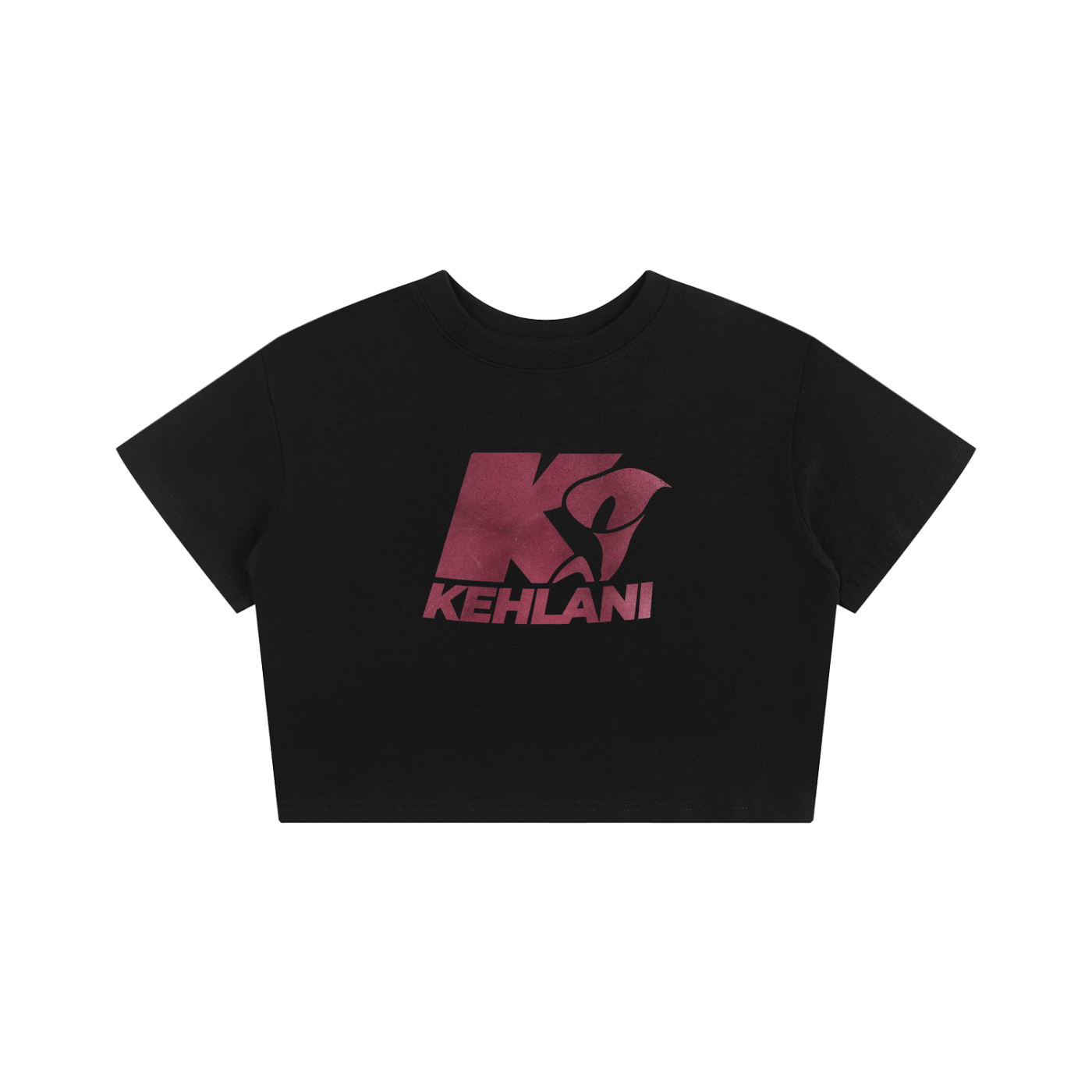 Kehlani Inspired Burgundy Starter Logo Baby Tee