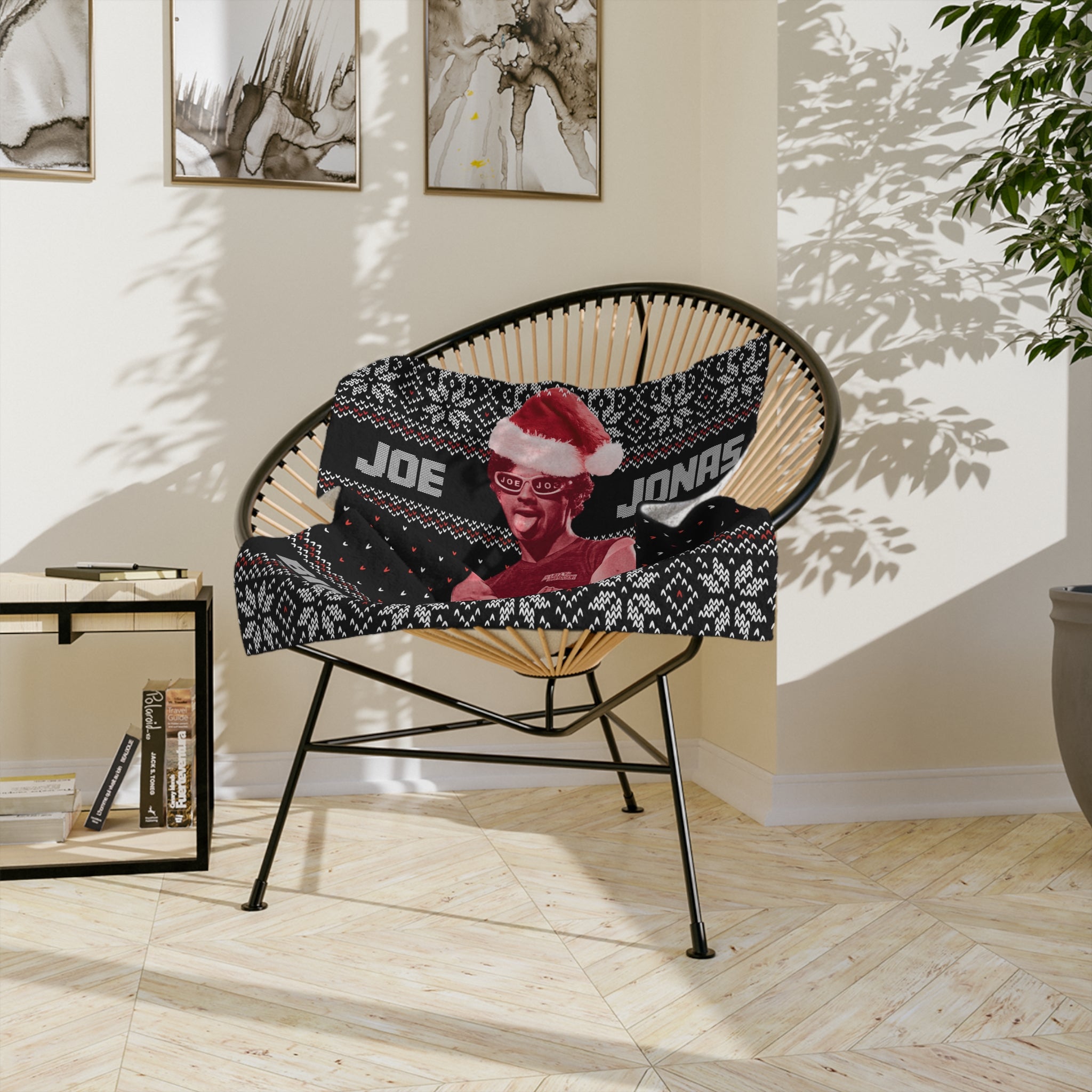 Joe Bing Bing Bing Inspired Christmas Throw Blanket