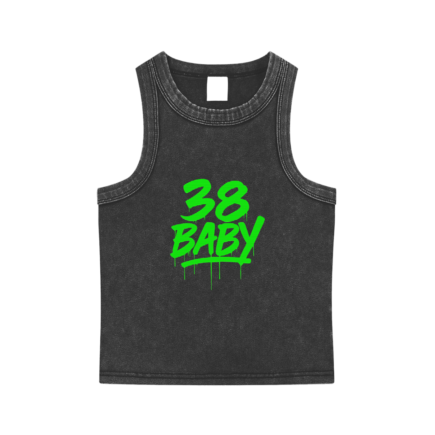 YB Inspired Washed Cropped Tank Top