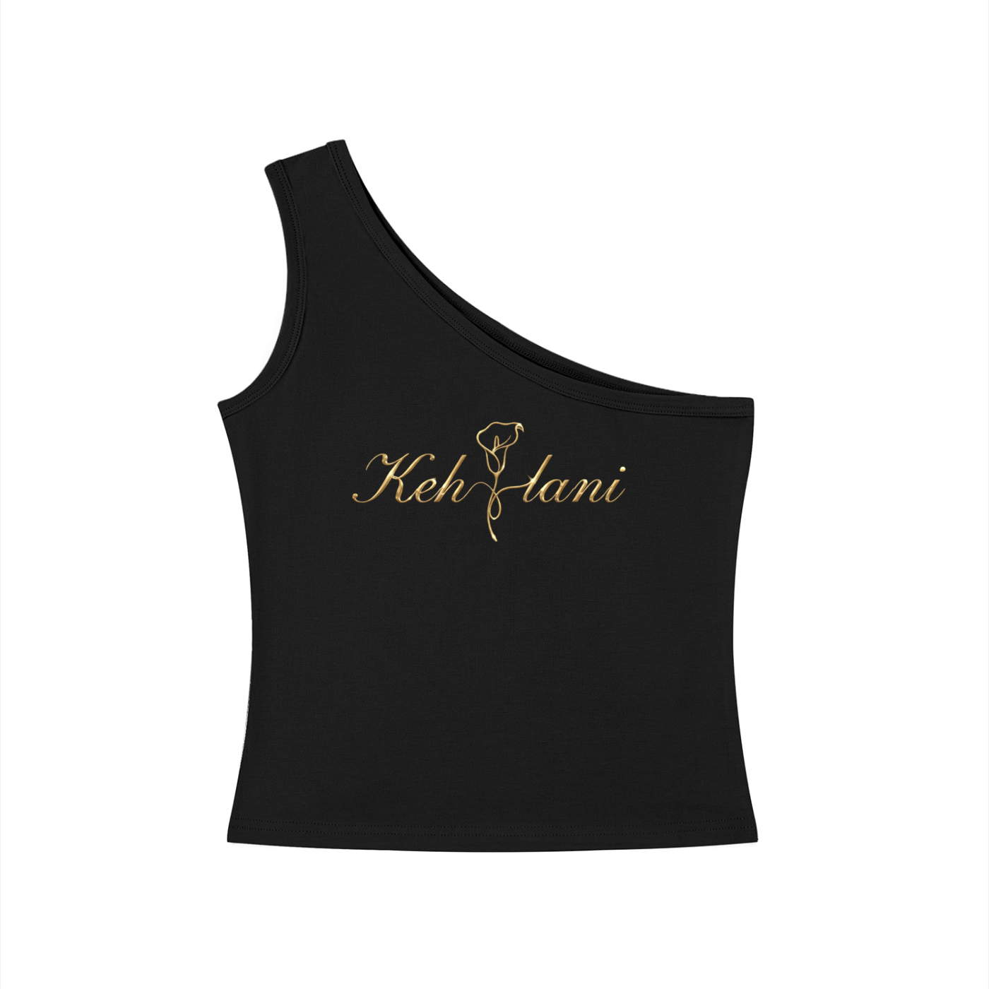 Women's One-Shoulder Crop Tank Top
