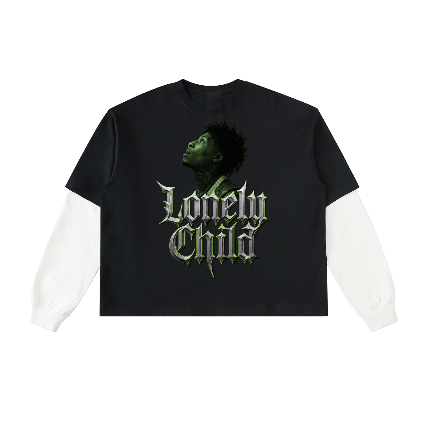 Long Sleeve,Layered,Concert Wear,Street Wear,YB,YoungBoy