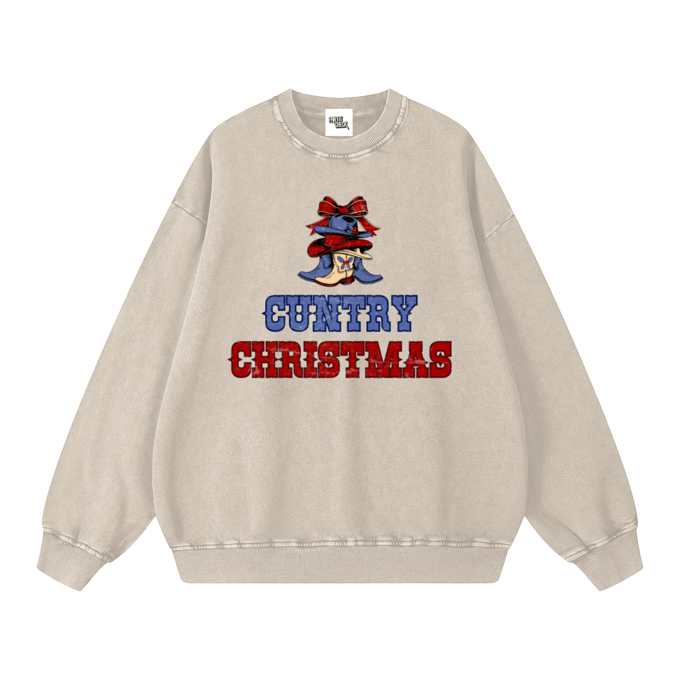 Cuntry Christmas Bey Inspired Oversied Sweatshirt