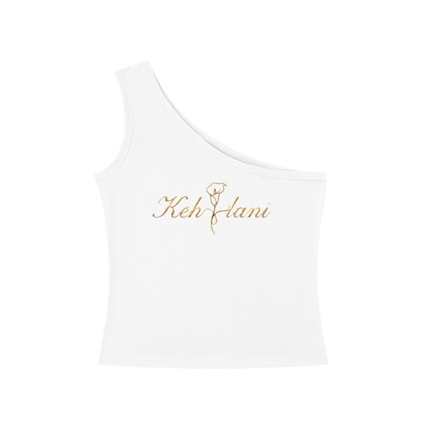 Women's One-Shoulder Crop Tank Top
