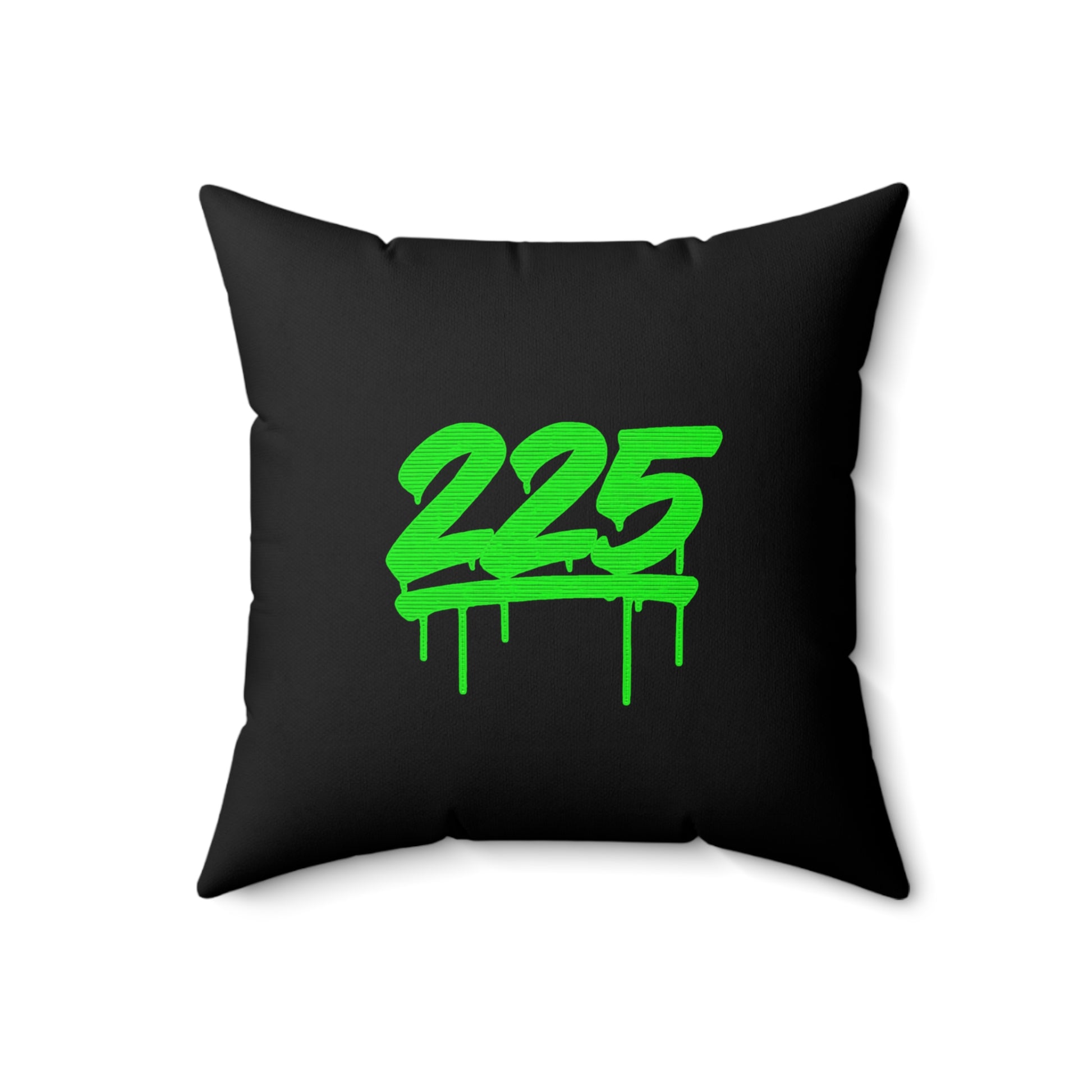 225 Inspired Faux Suede Pillow