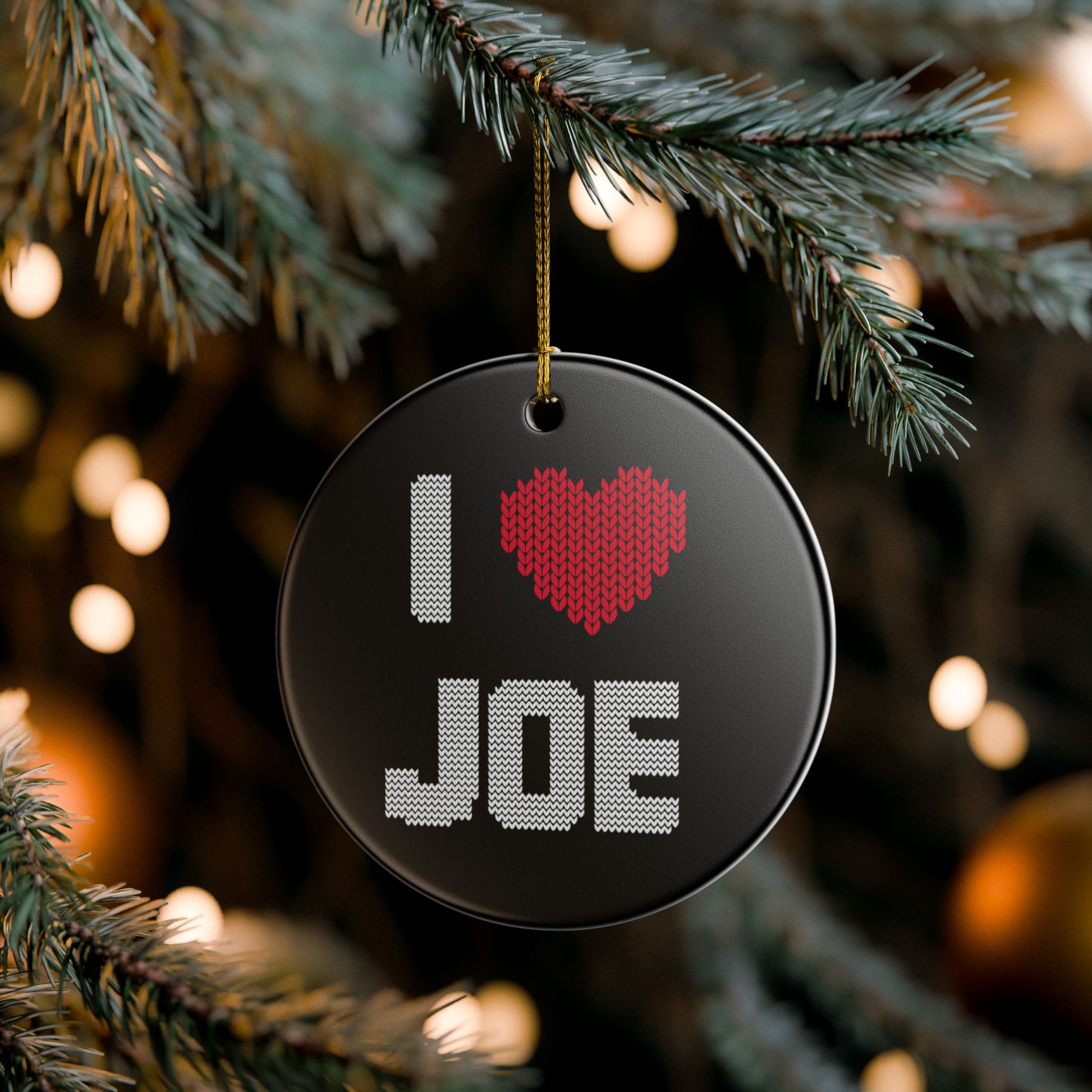 I ❤️ Joe Ornament (1pc), Jonas Brothers  Inspired Christmas Decor