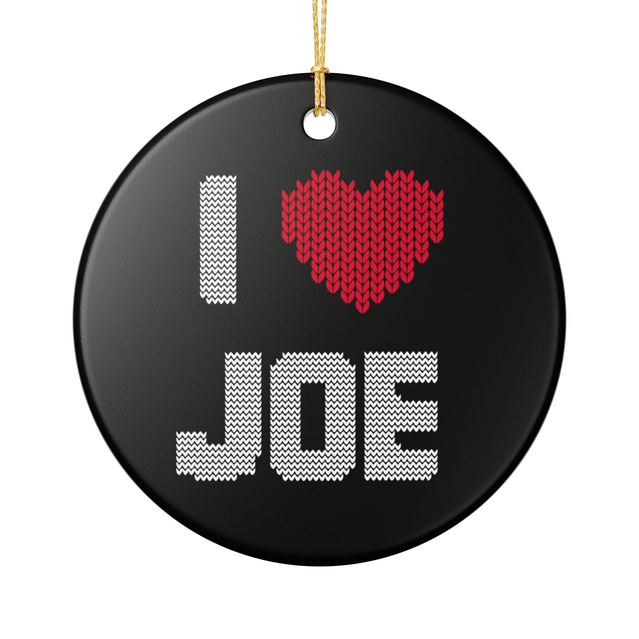 I ❤️ Joe Ornament (1pc), Jonas Brothers  Inspired Christmas Decor