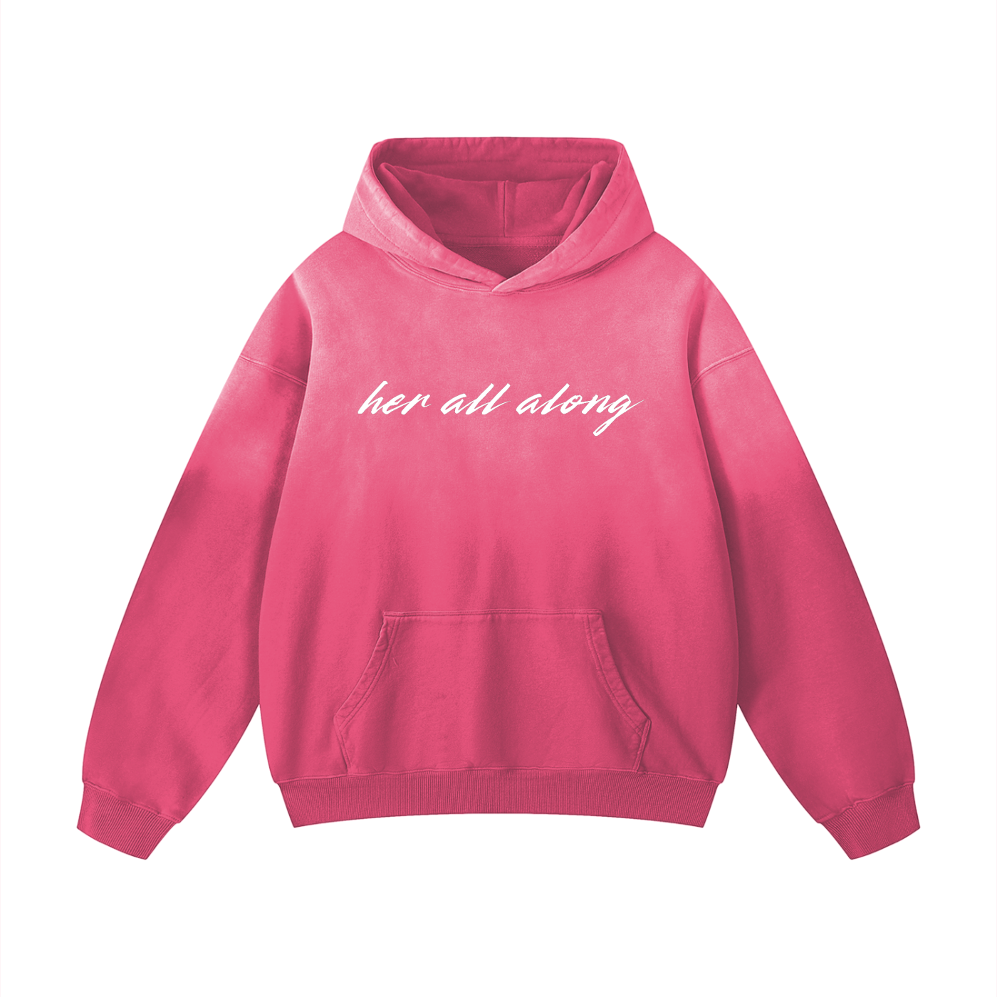 Gunna Inspired Her All Along Sunfade Oversized Hoodie