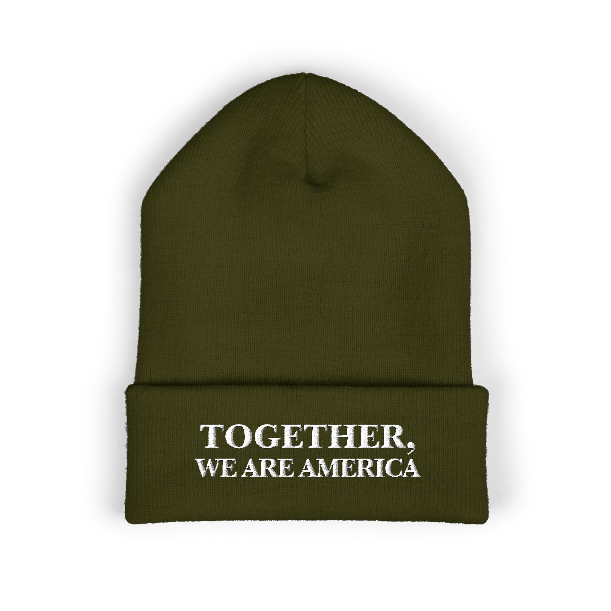 THE NEW AMERICAN HAT - Embroidered Cuffed Beanie