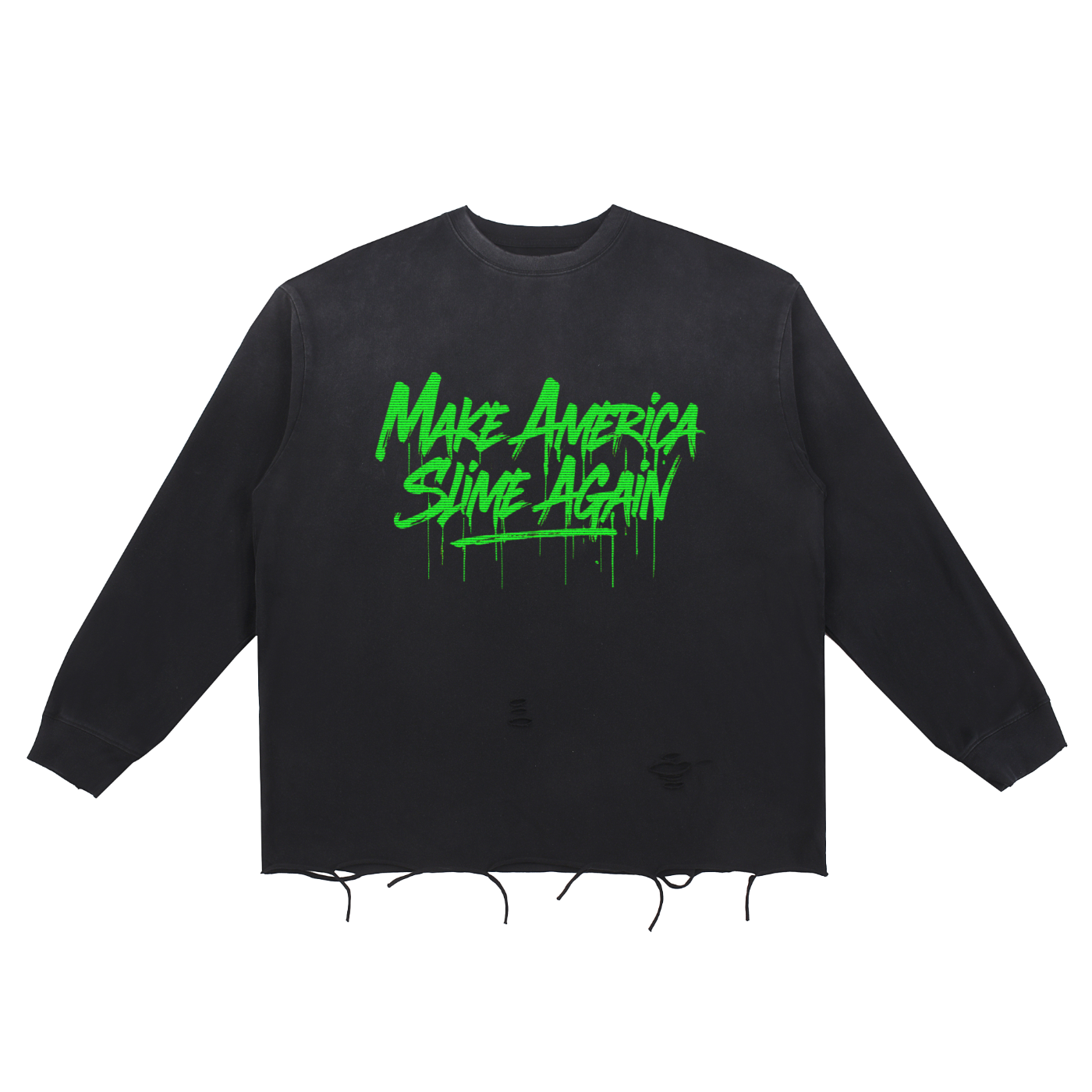 YB Inspired Washed Raw Edge T-Shirt
