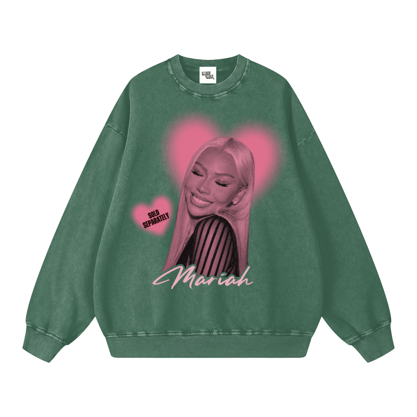 Sweatshirt,Oversized,Oversized Sweatshirt,Concert Wear,Womens Apparel,Street Wear,Mariah the Scientist,Hearts Sold Seperately Tour ,Winter Wear,Spring Wear