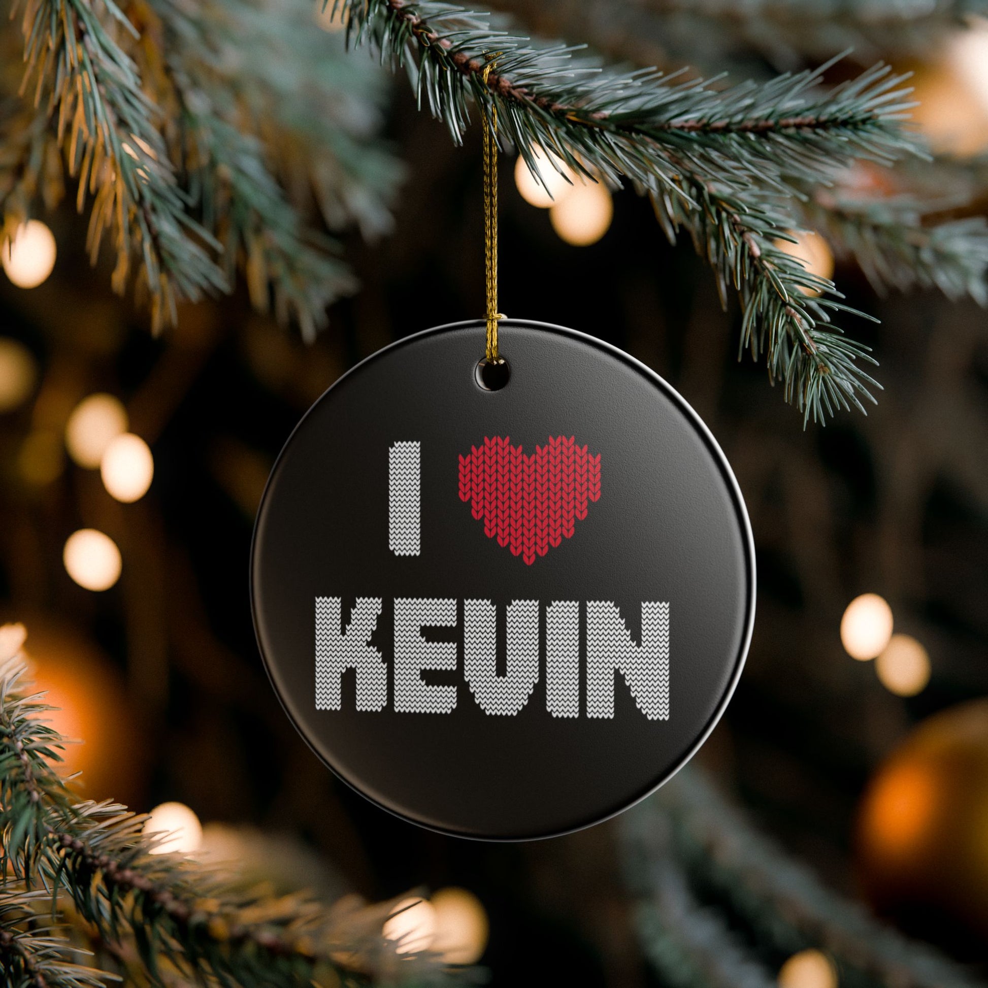 I ❤️ Kevin Ornament (1pc), Jonas Brothers Inspired Christmas Decor