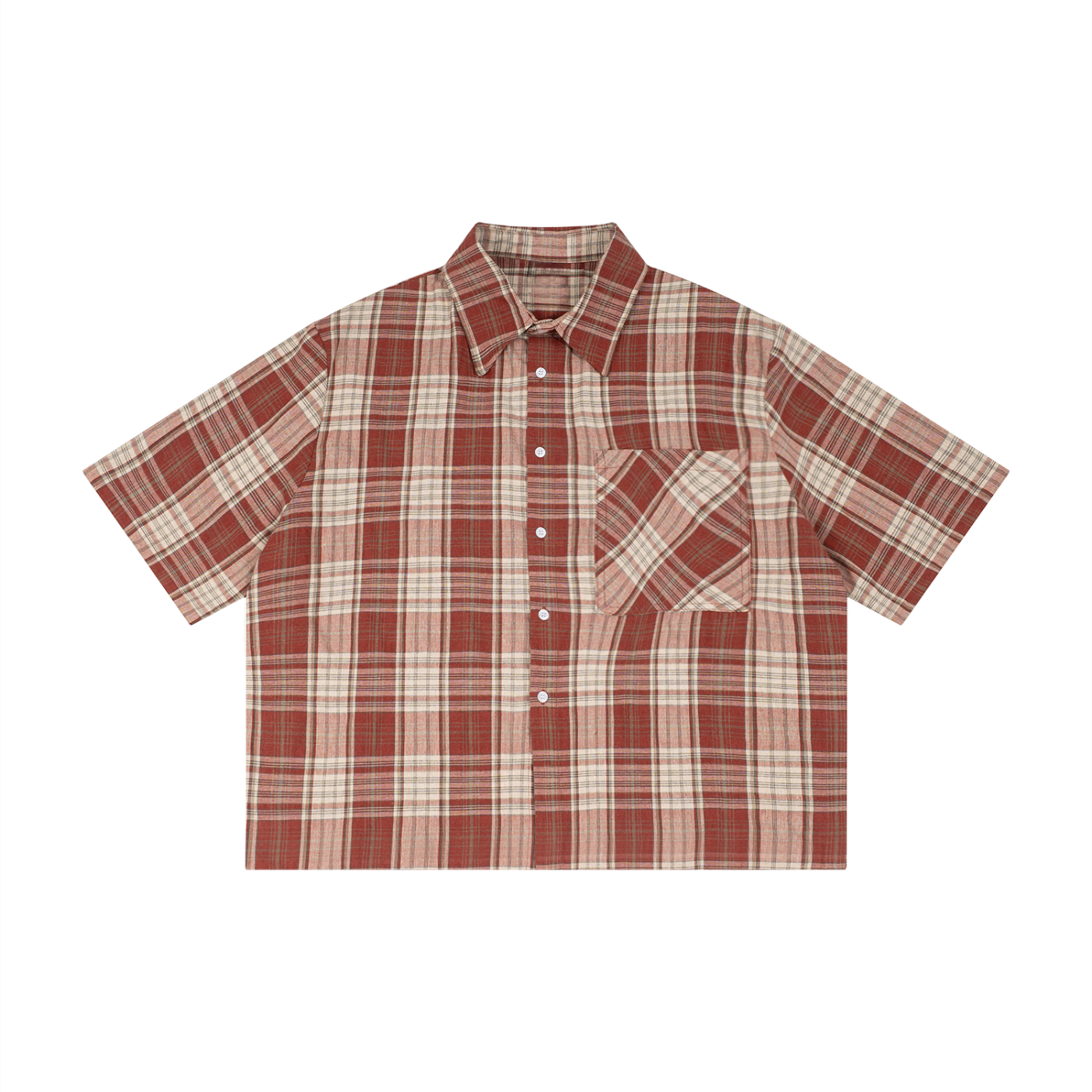 J Cole Neighbors Inspired Plaid Button Up Shirt