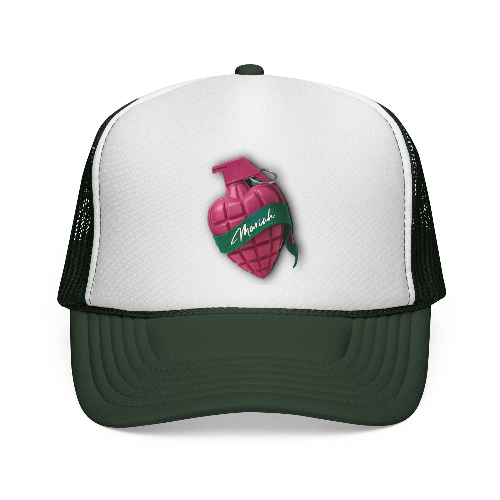 Mariah Heart Grenade Inspired Trucker Caps