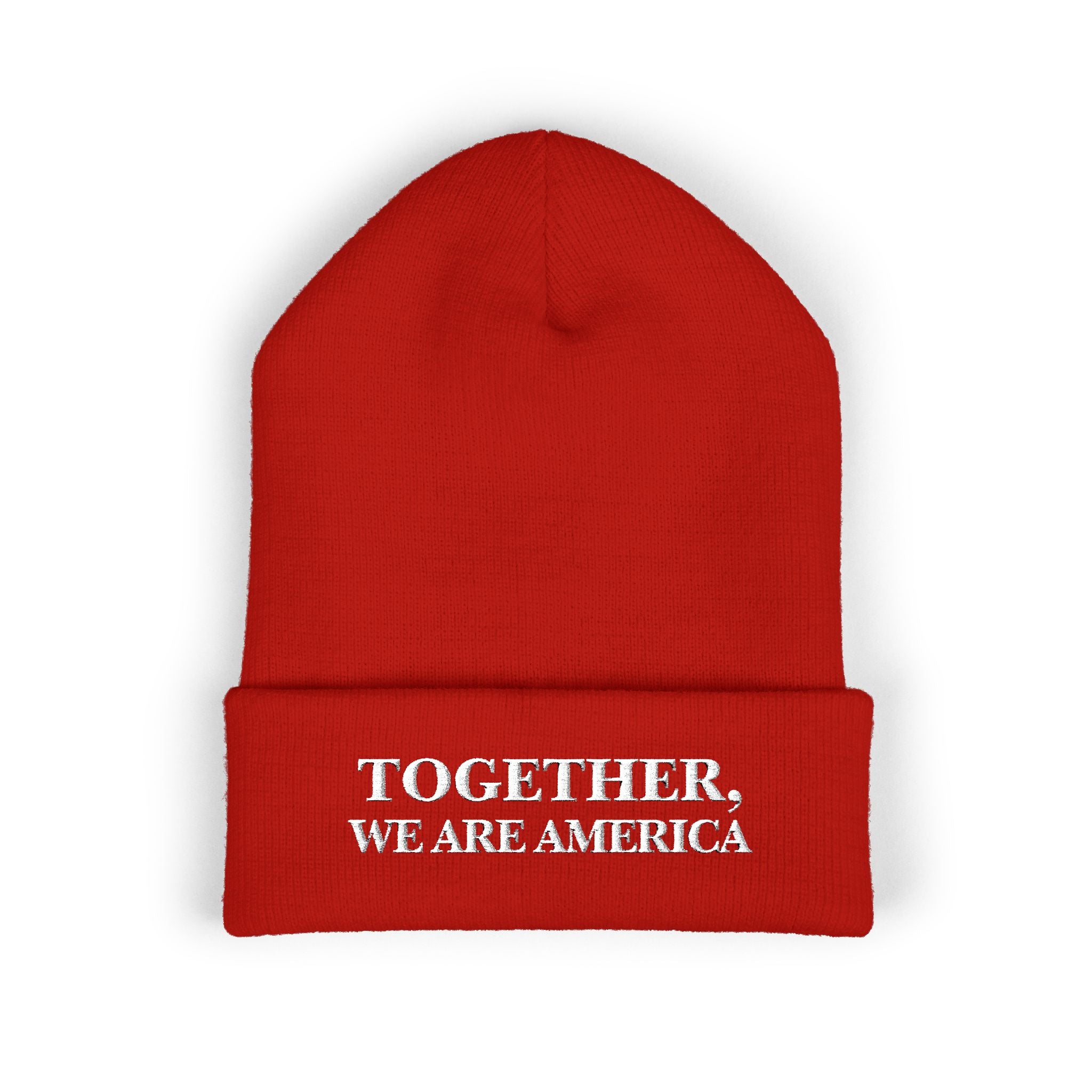 THE NEW AMERICAN HAT - Embroidered Cuffed Beanie