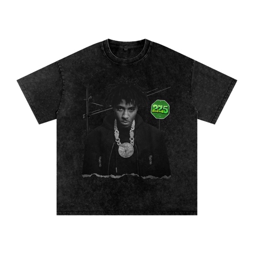 225 YB Inspired Acid Wash T-Shirt