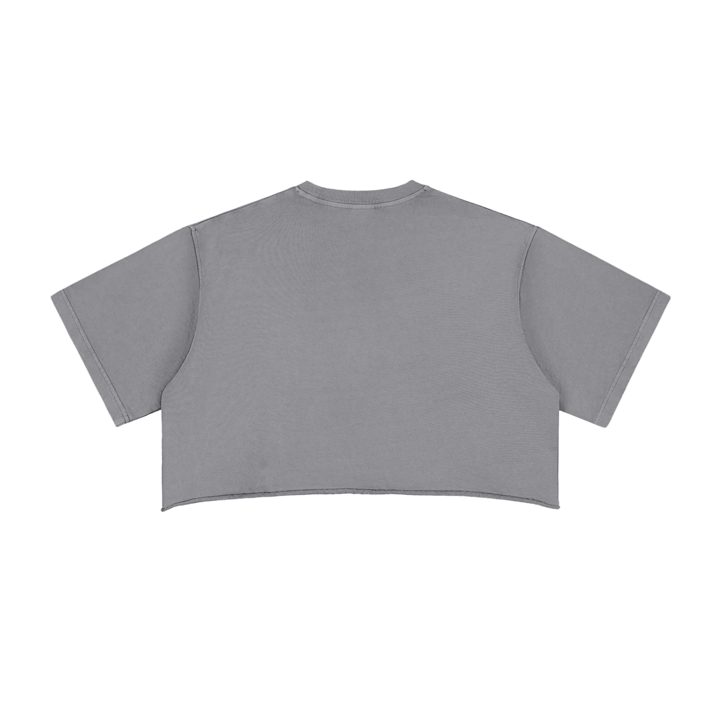 Gunna Inspired Her All Along Washed Raw Edge Crop Top