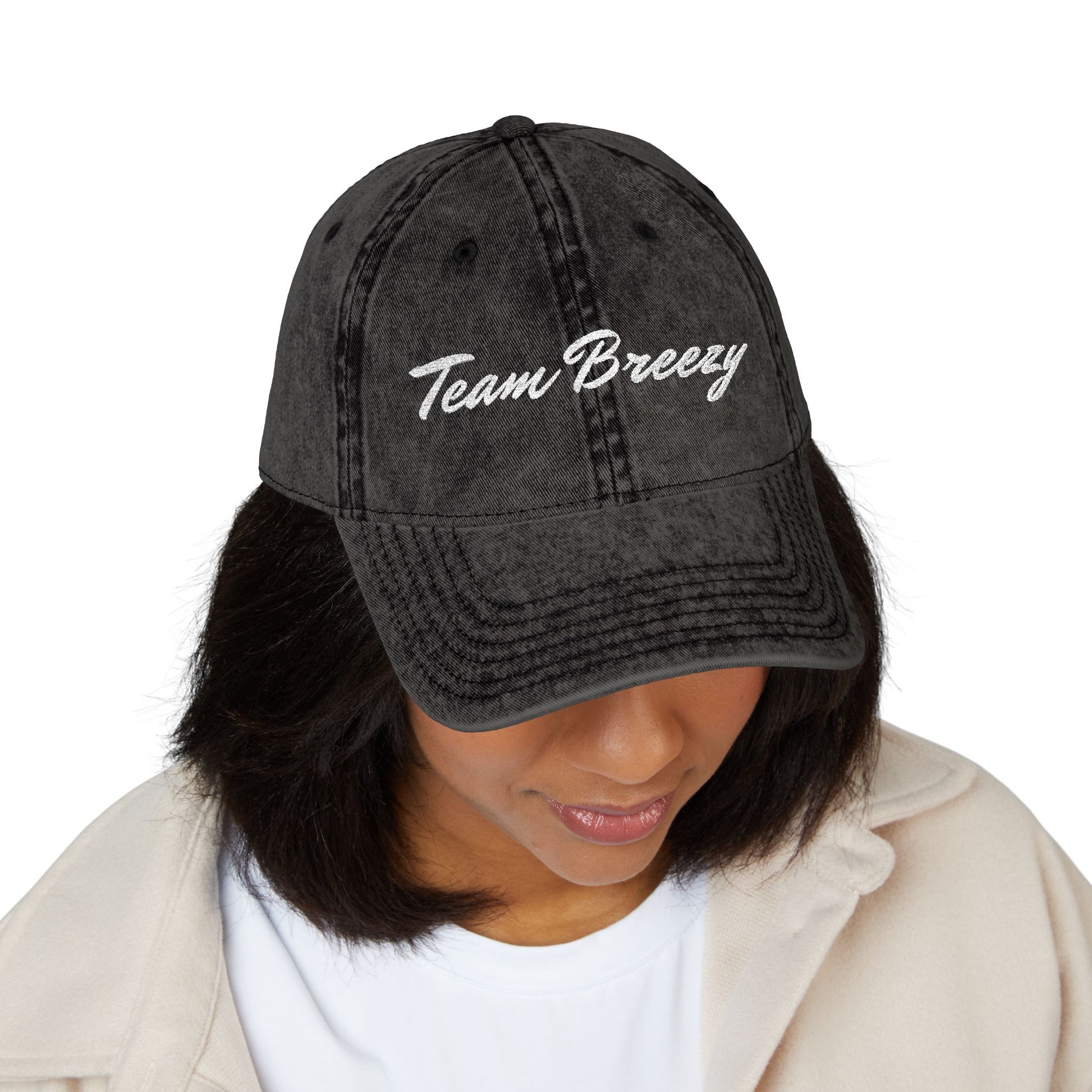 Team Breezy Vintage Dad Hat