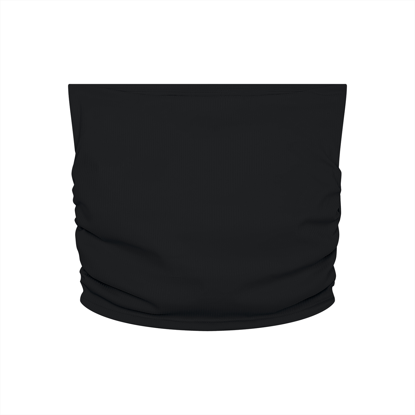 Kehlani Inspired Burgundy/Tan Starter Logo Ruched Cropped  Tube Top