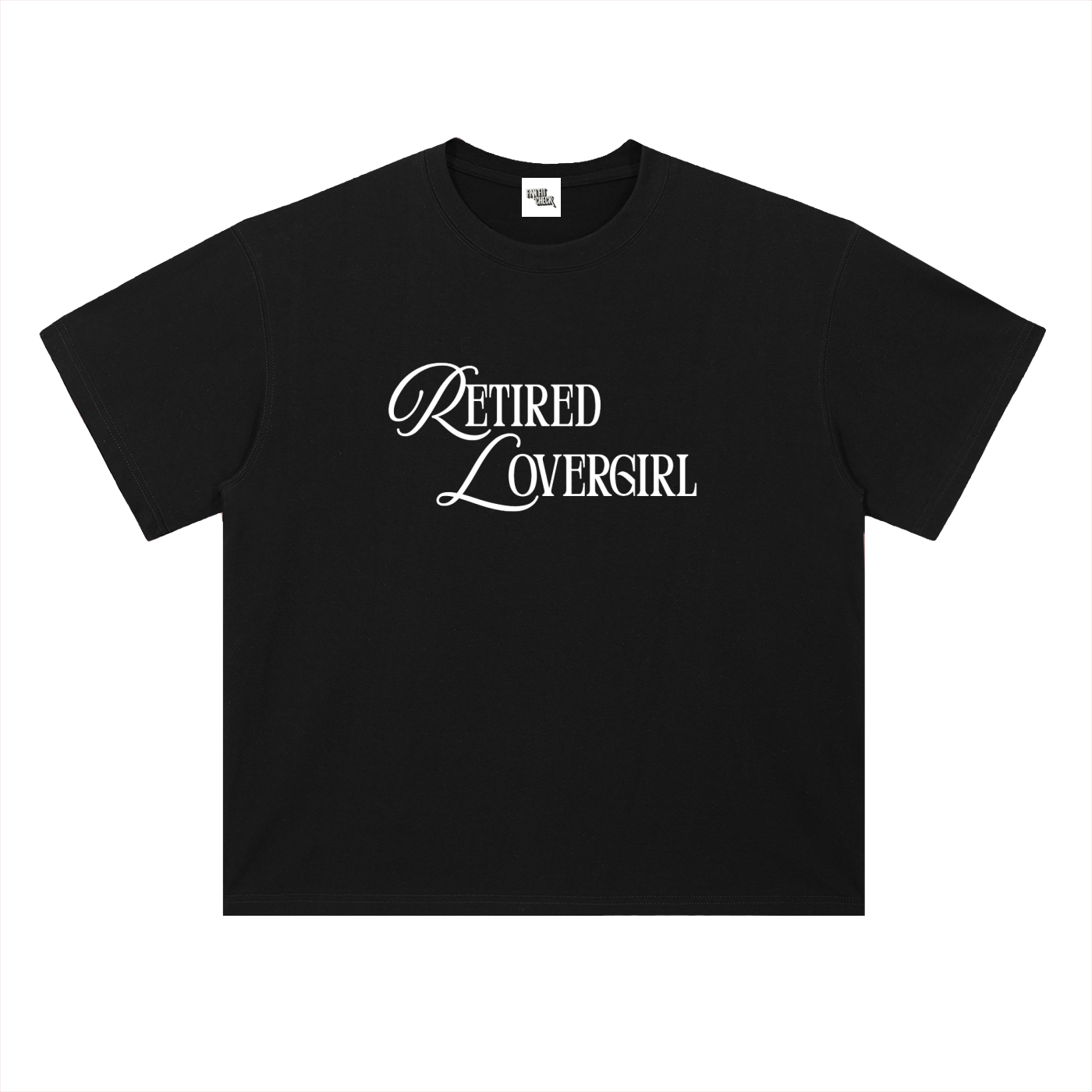White Retired Lovergirl T-Shirt