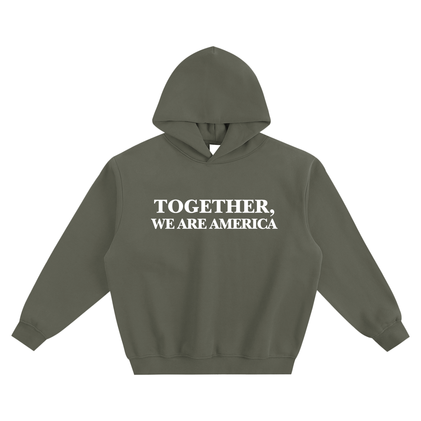 TOGETHER, WE ARE AMERICA - Fleece Hoodie