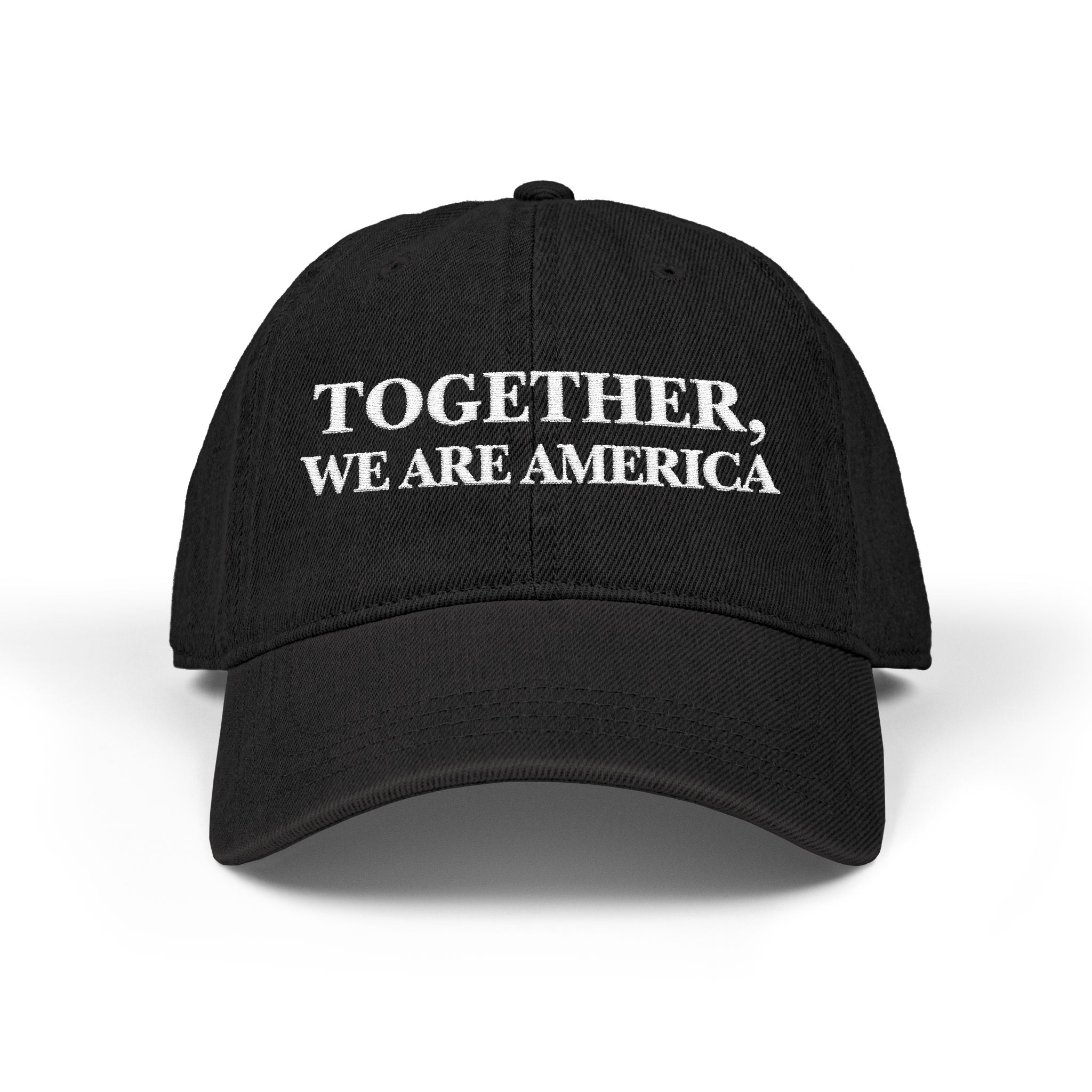 THE NEW AMERICAN HAT -  Denim Embroidered Hat