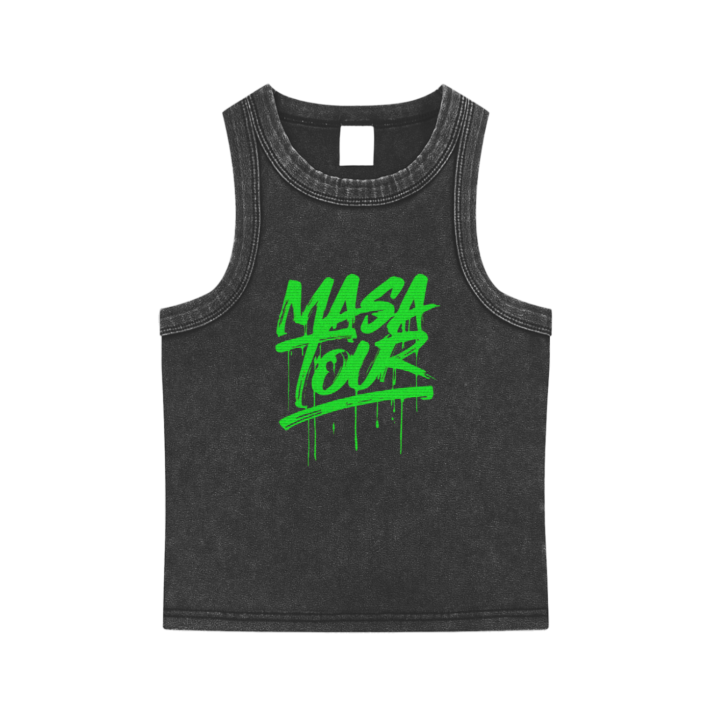 YB Inspired Washed Cropped Tank Top