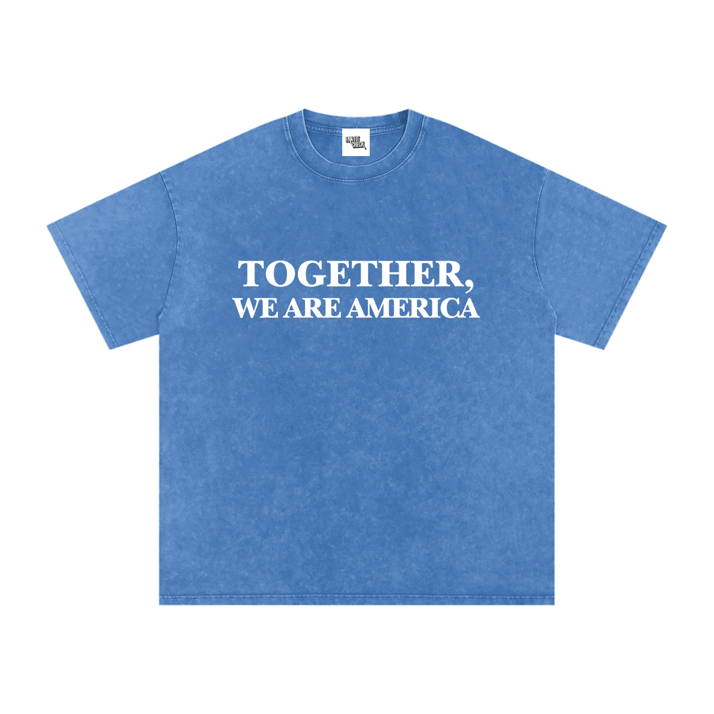 TOGETHER, WE ARE AMERICA - Washed Oversized T-Shirt
