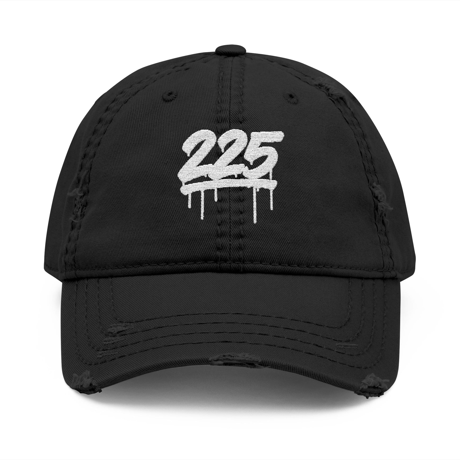 YB Baton Rouge Inspired Embroidery Distressed Dad Hat