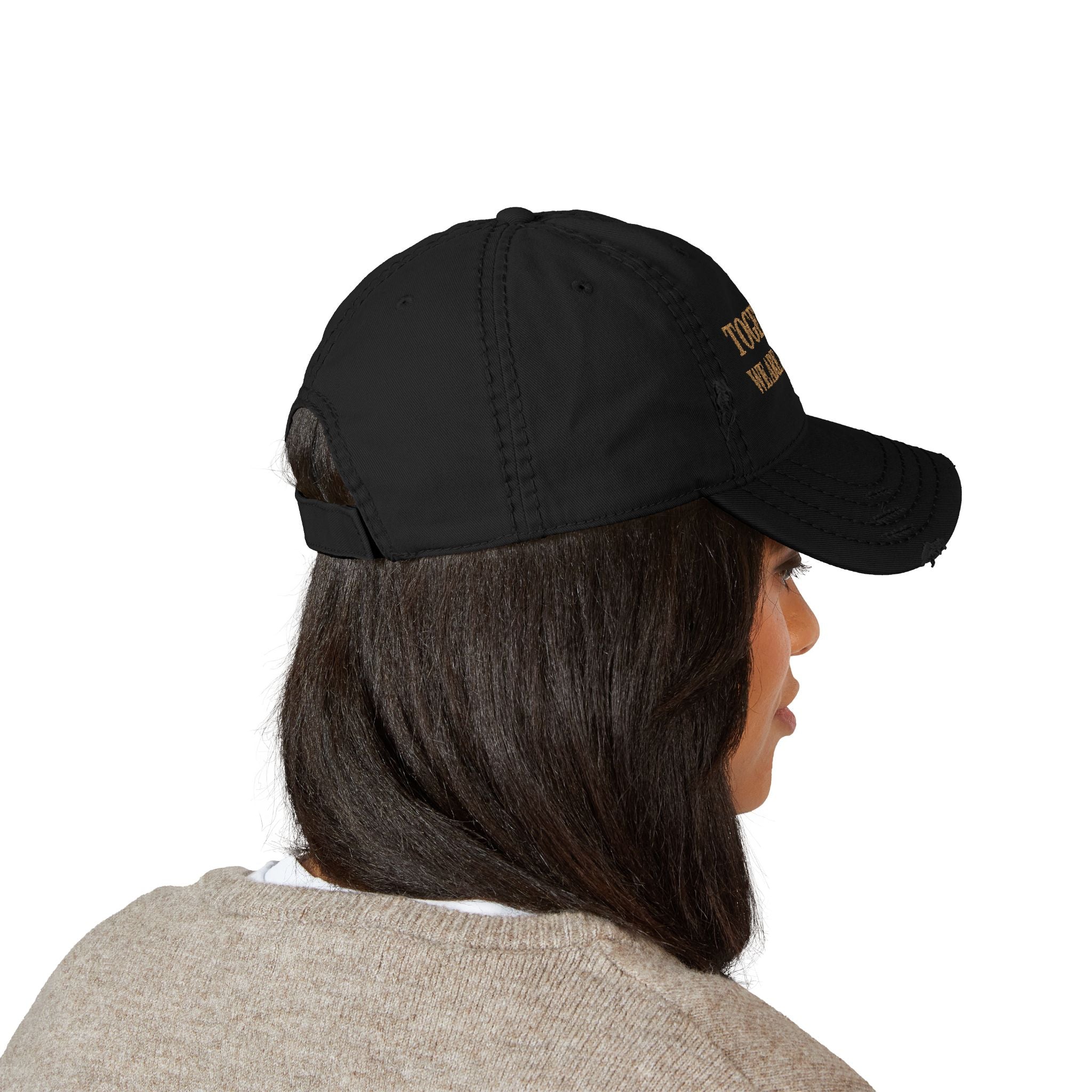 THE NEW AMERICAN HAT - Distressed Embroidered Dad Hat