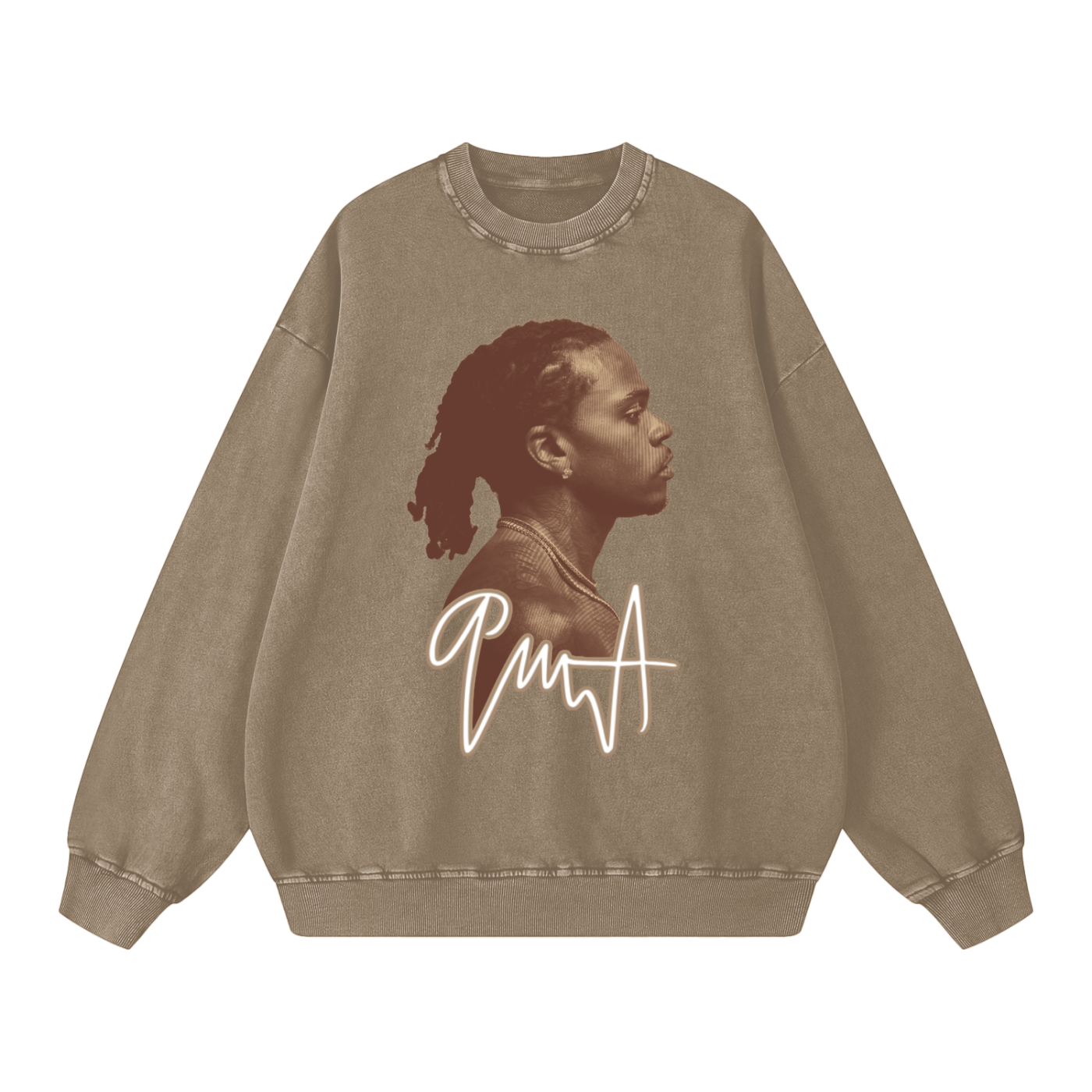 Gunna Inspired Signature Washed Oversized Sweatshirt