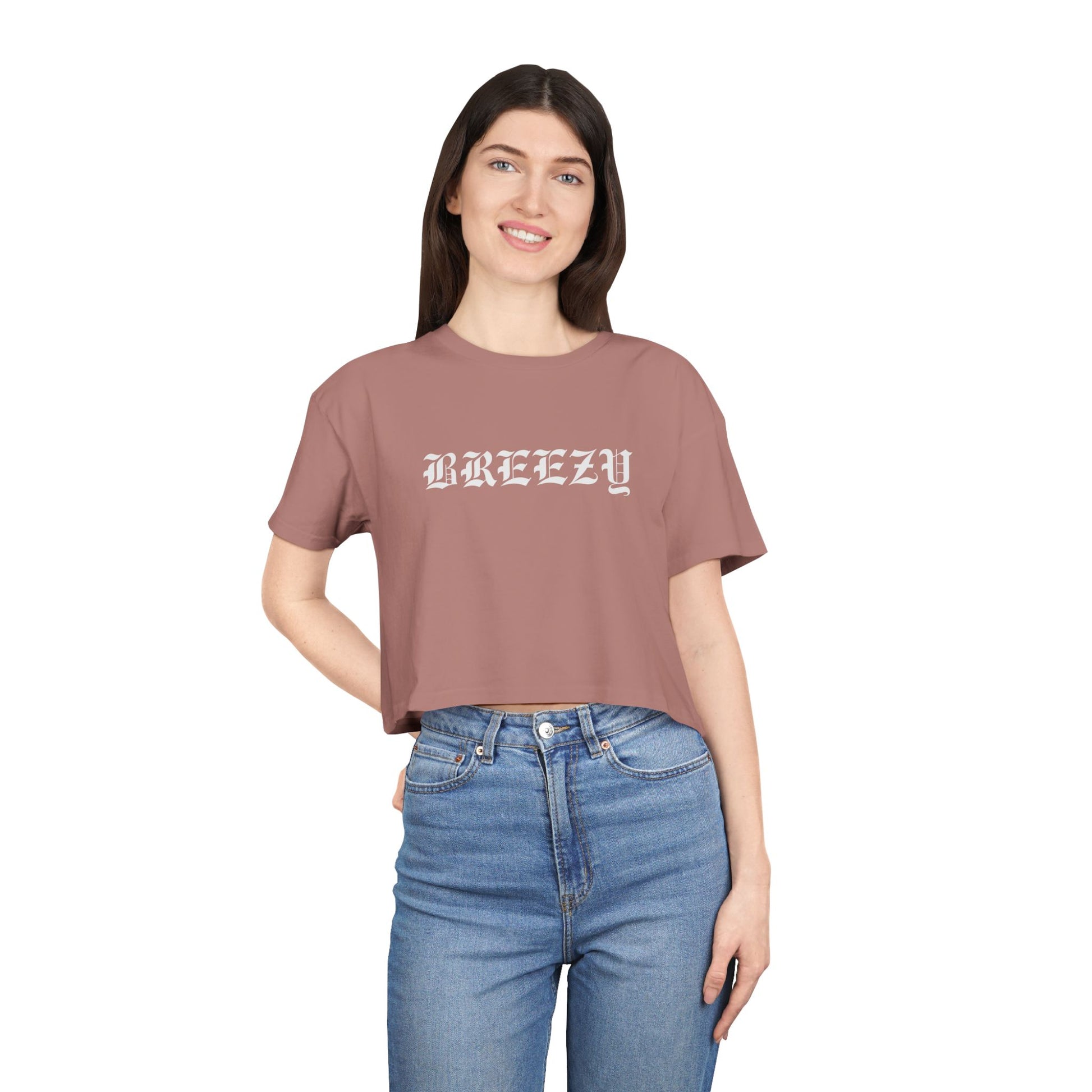 BREEZY Inspired Cropped Tee