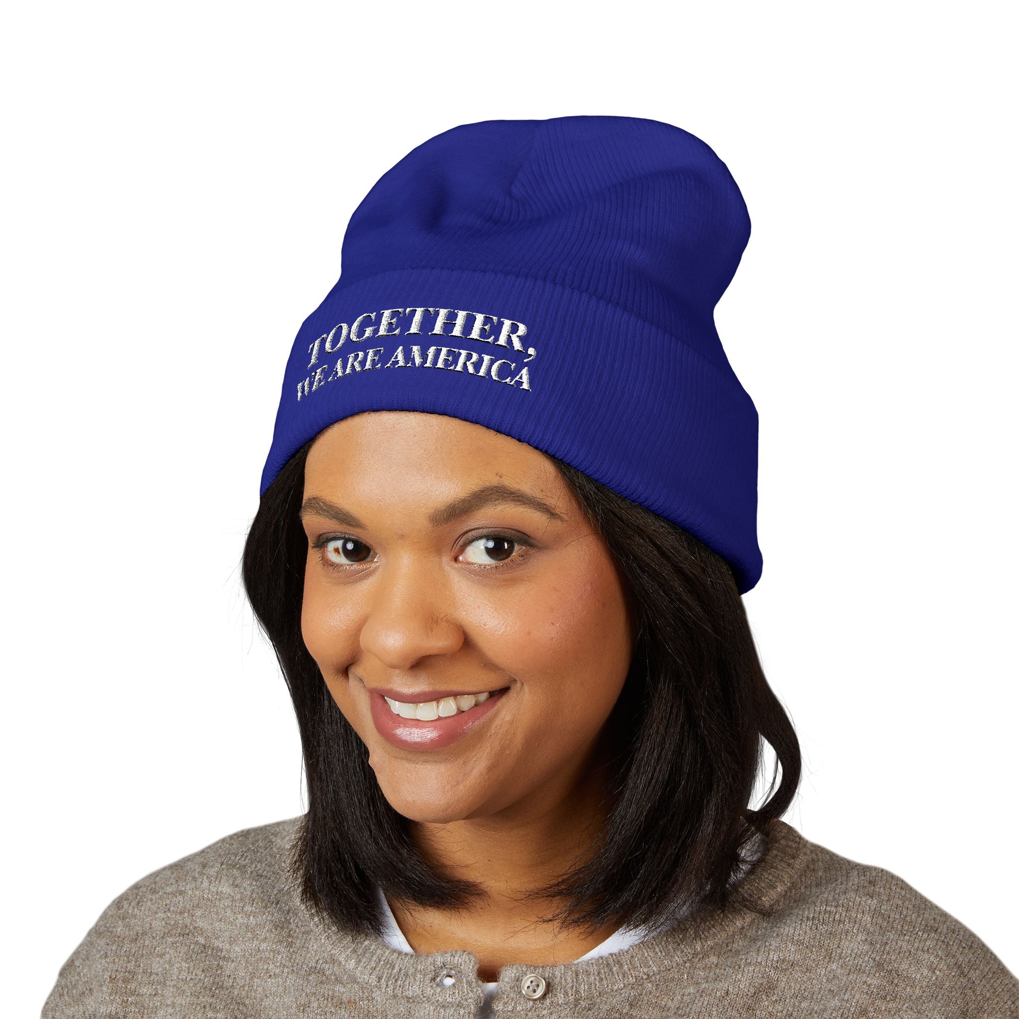 THE NEW AMERICAN HAT - Embroidered Cuffed Beanie