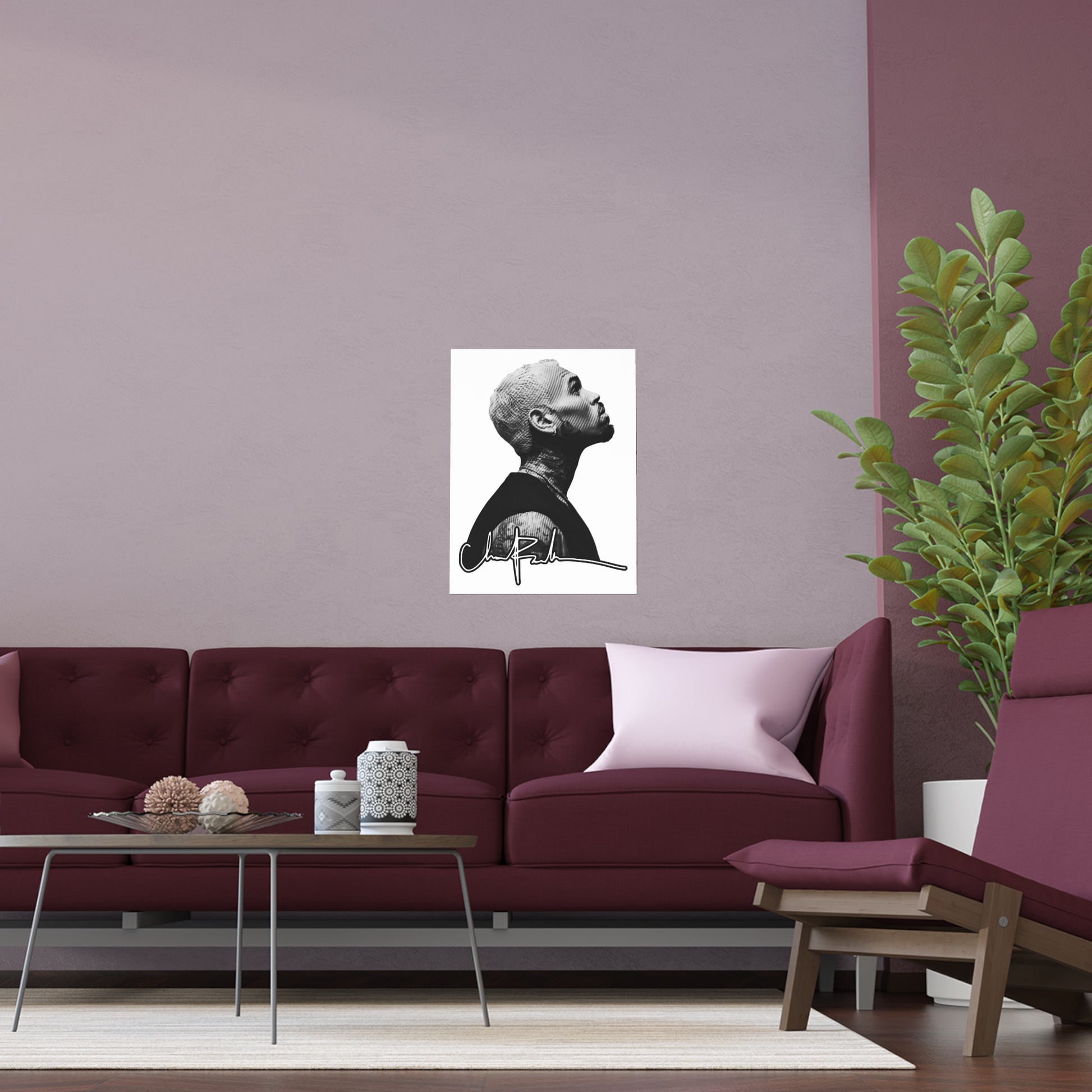 Chris Brown Inspired Poster