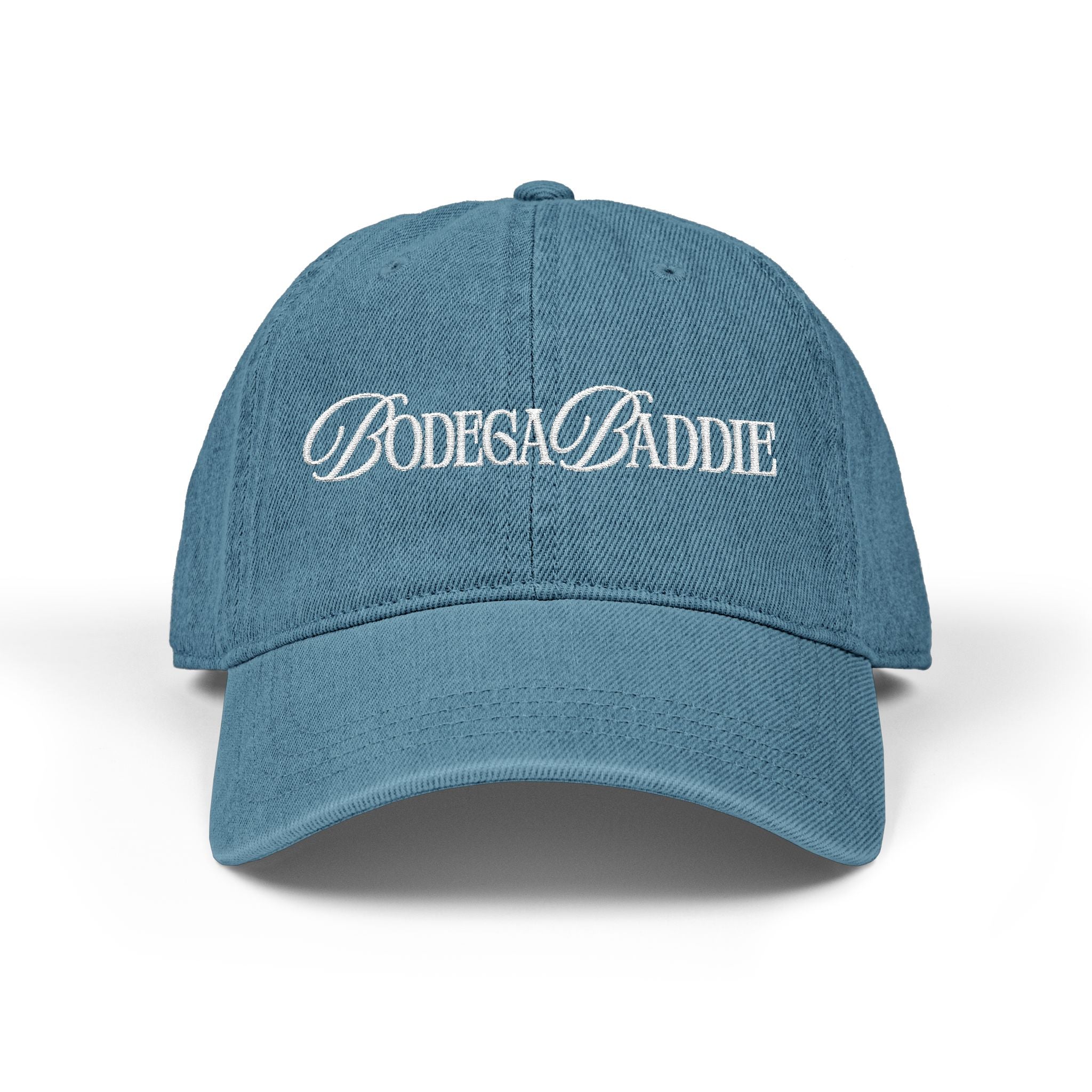 Bodega Baddie Embroidered Denim Hat