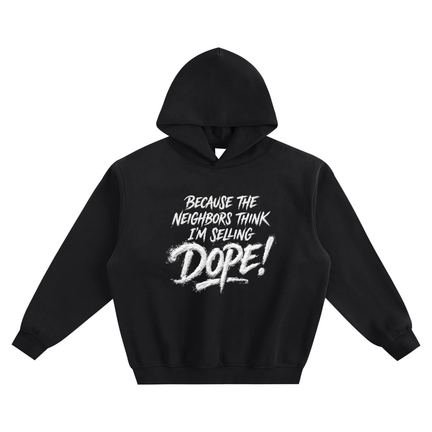 Powder Font Neighbors J Cole Inspired Fleeced Hoodie