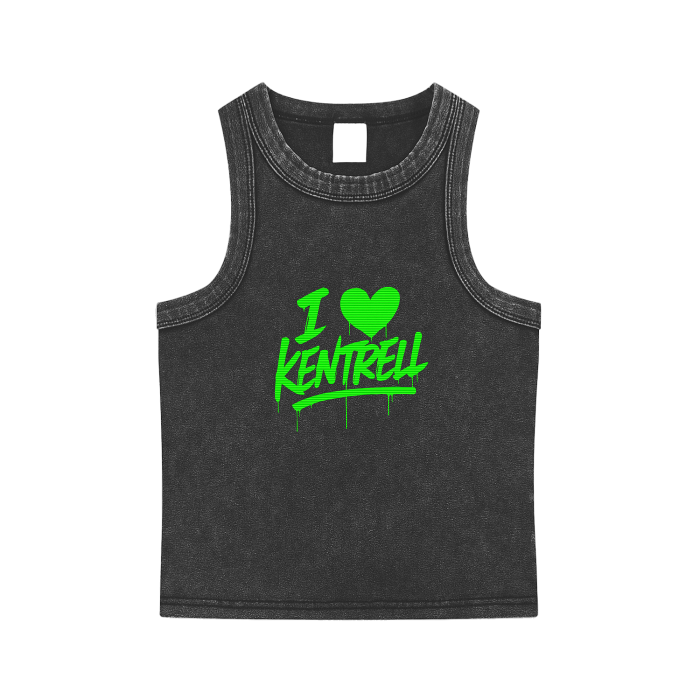 YB Inspired Washed Cropped Tank Top