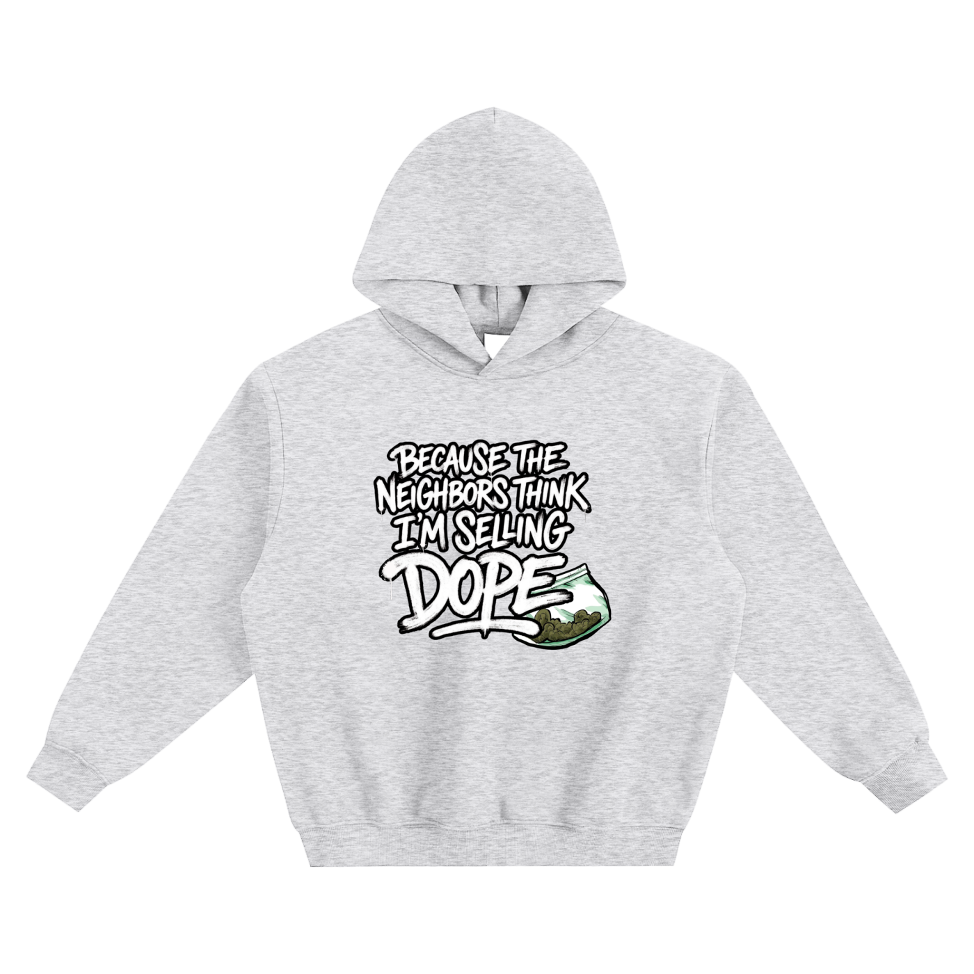 J Cole Inspired Neighbors Fleeced Hoodie