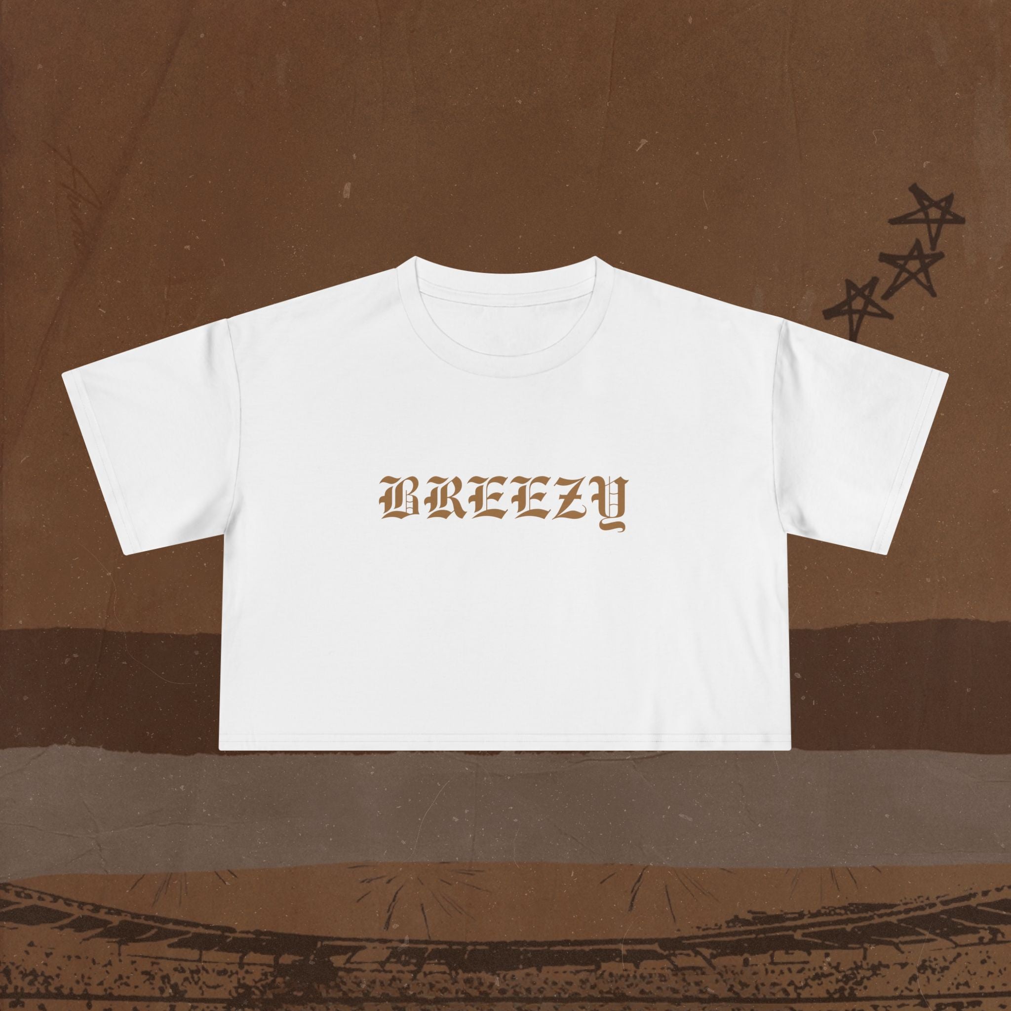 BREEZY Inspired Cropped Tee