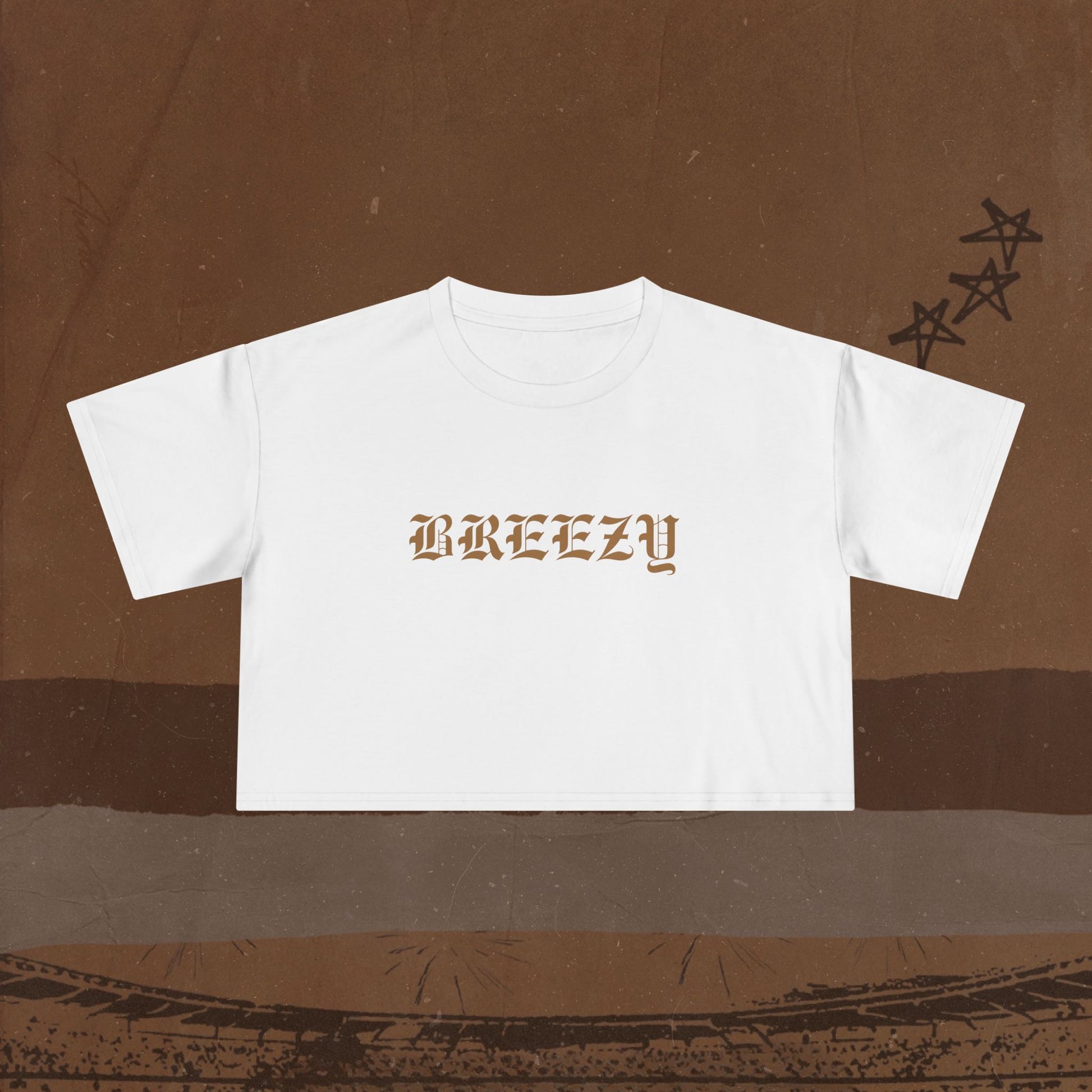 BREEZY Inspired Cropped Tee