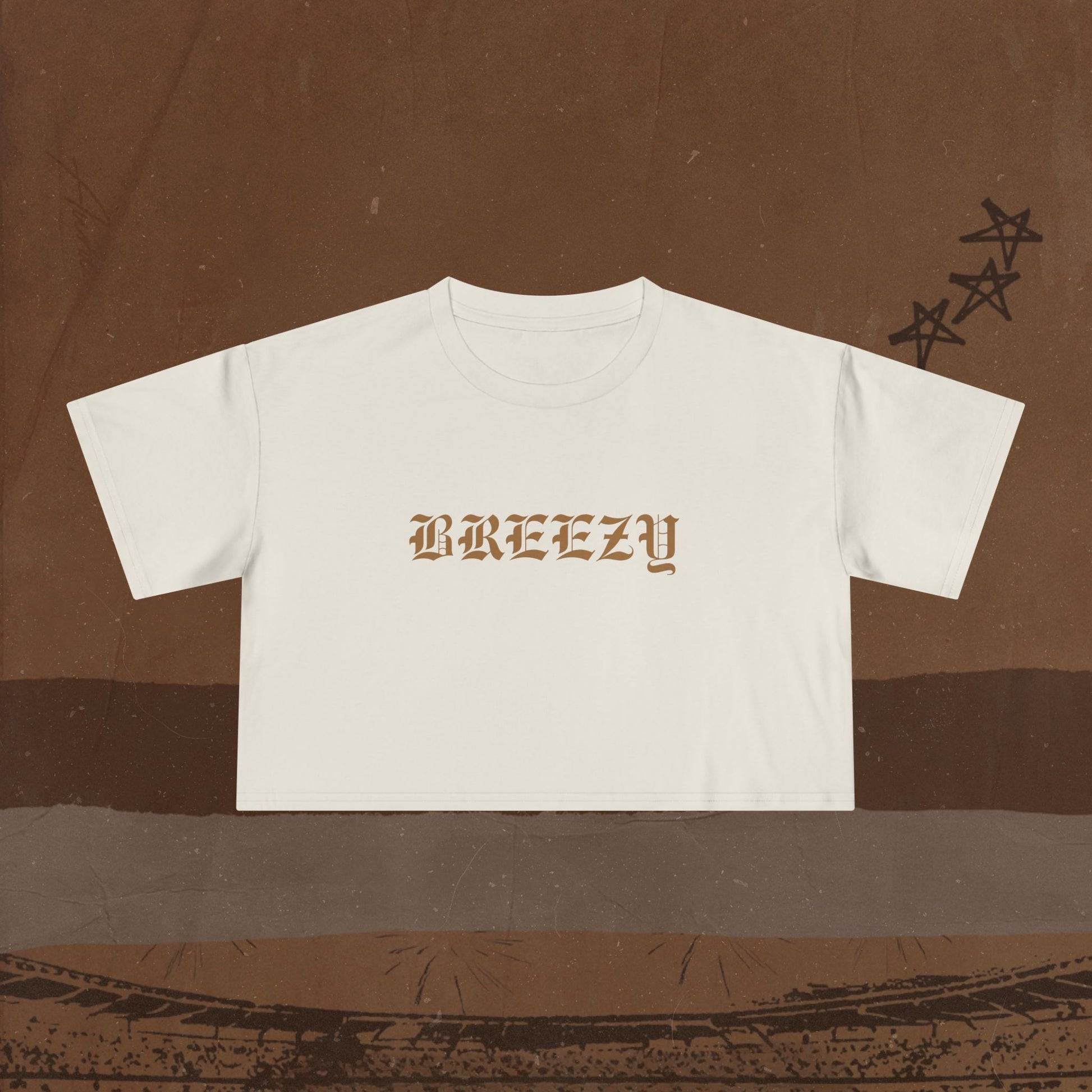 BREEZY Inspired Cropped Tee