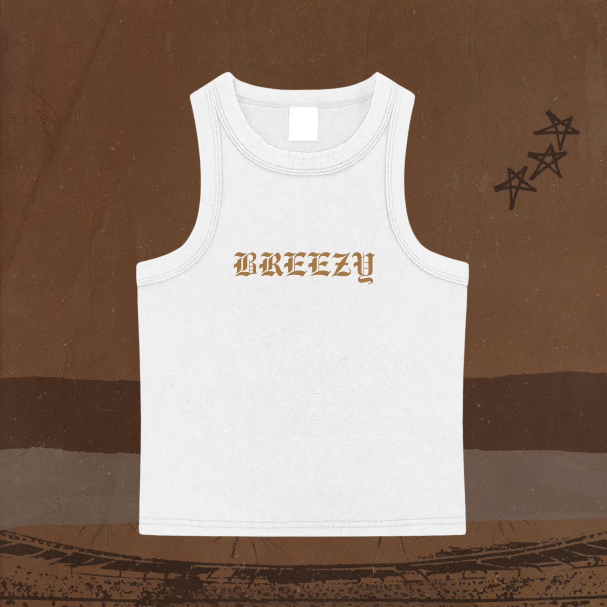 BREEZY Inspired Washed Tank Top