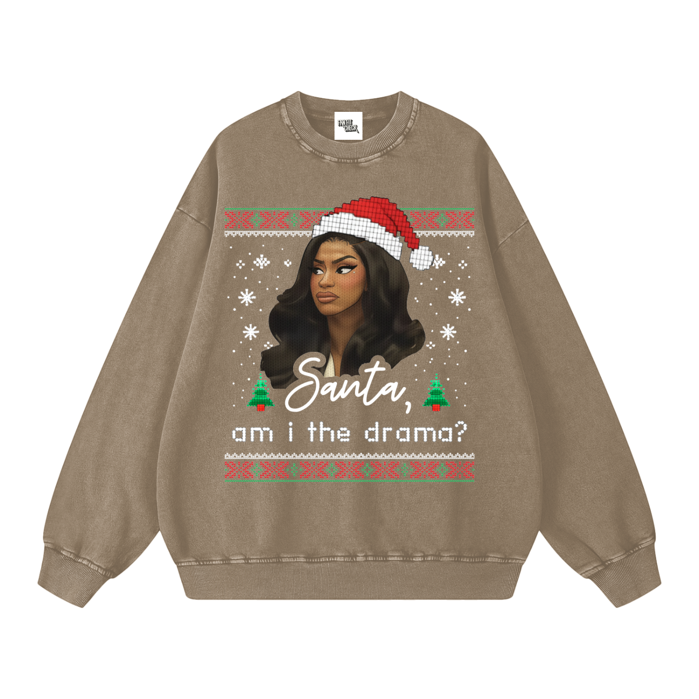 Holiday Sweater ,Cardi B,Christmas Sweater,Christmas Sweatshirt,Concert Wear,Gift for her,Fan Wear,Street Wear,Fall Wear,Winter Wear