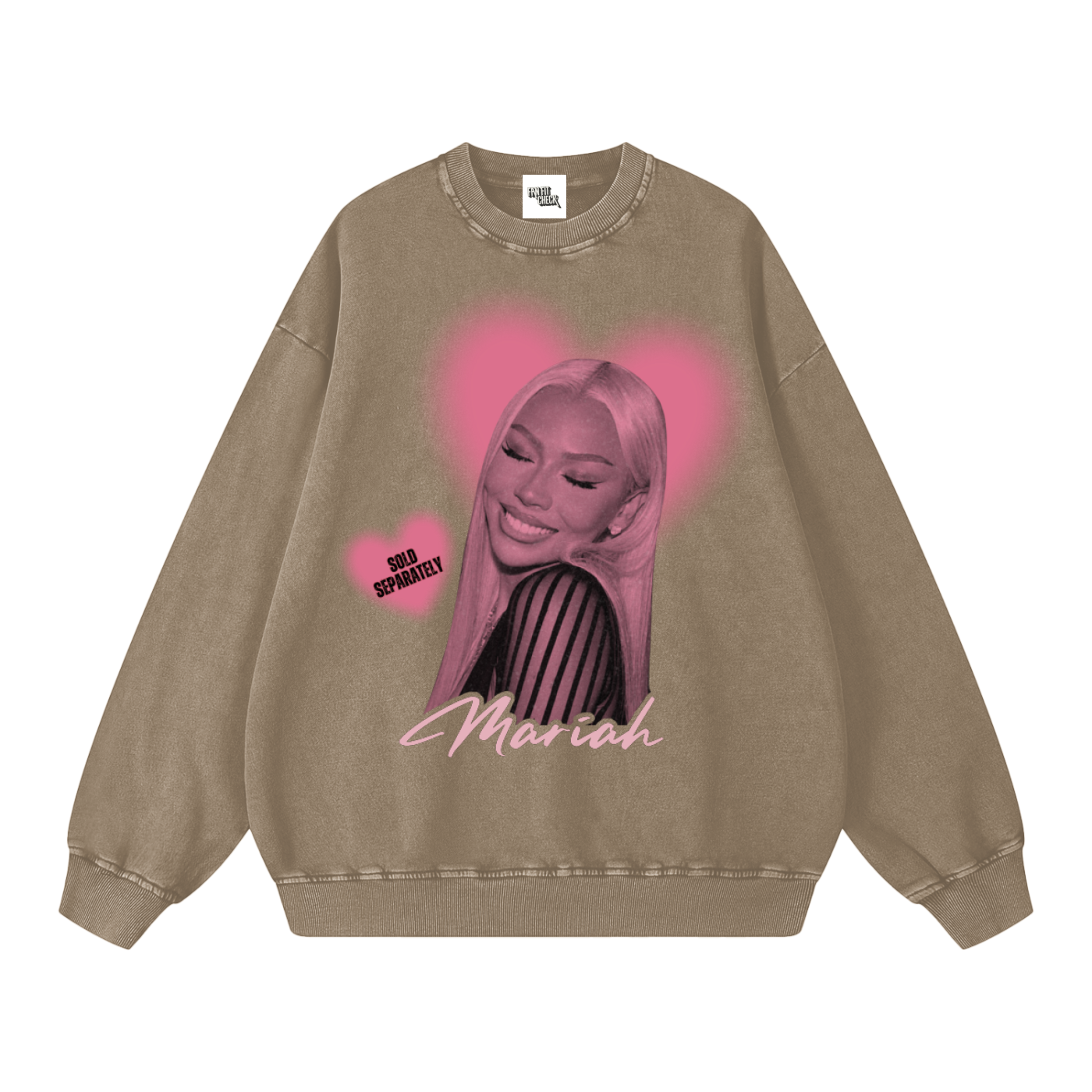 Sweatshirt,Oversized,Oversized Sweatshirt,Concert Wear,Womens Apparel,Street Wear,Mariah the Scientist,Hearts Sold Seperately Tour ,Winter Wear,Spring Wear