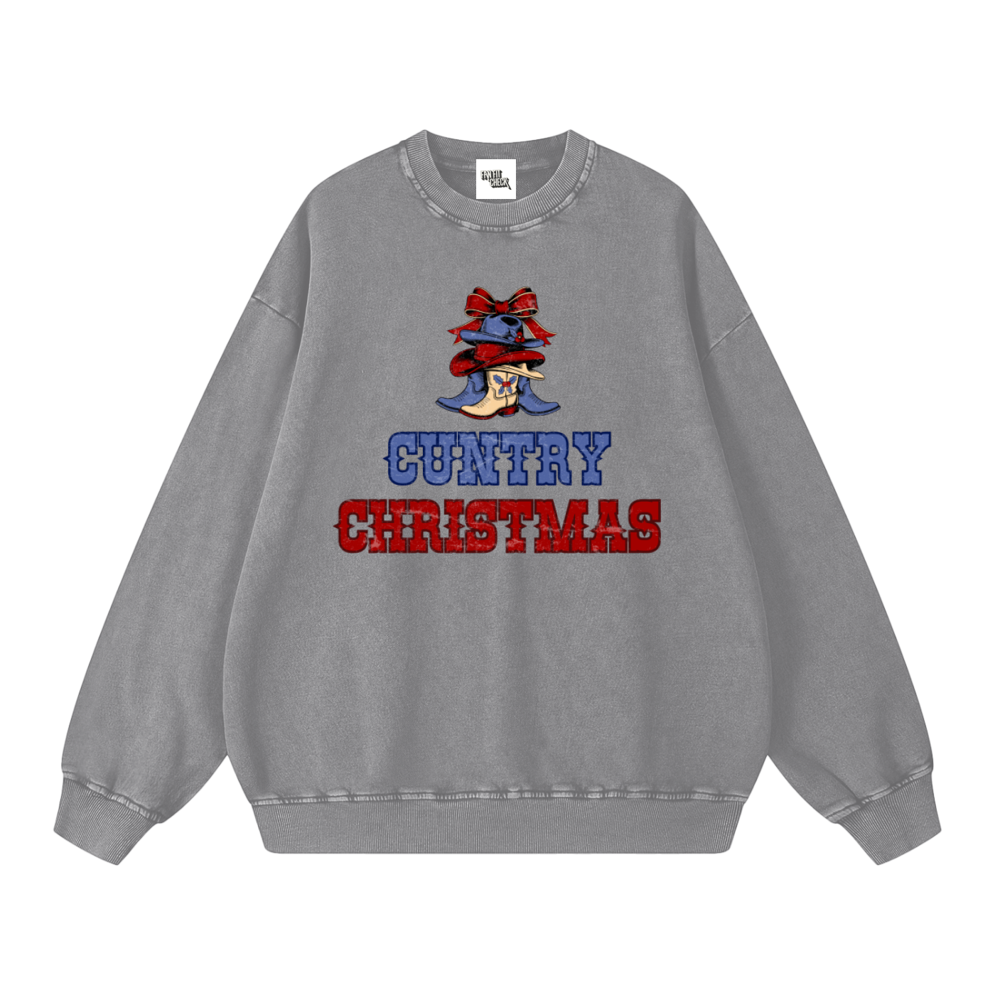 Cuntry Christmas Bey Inspired Oversied Sweatshirt