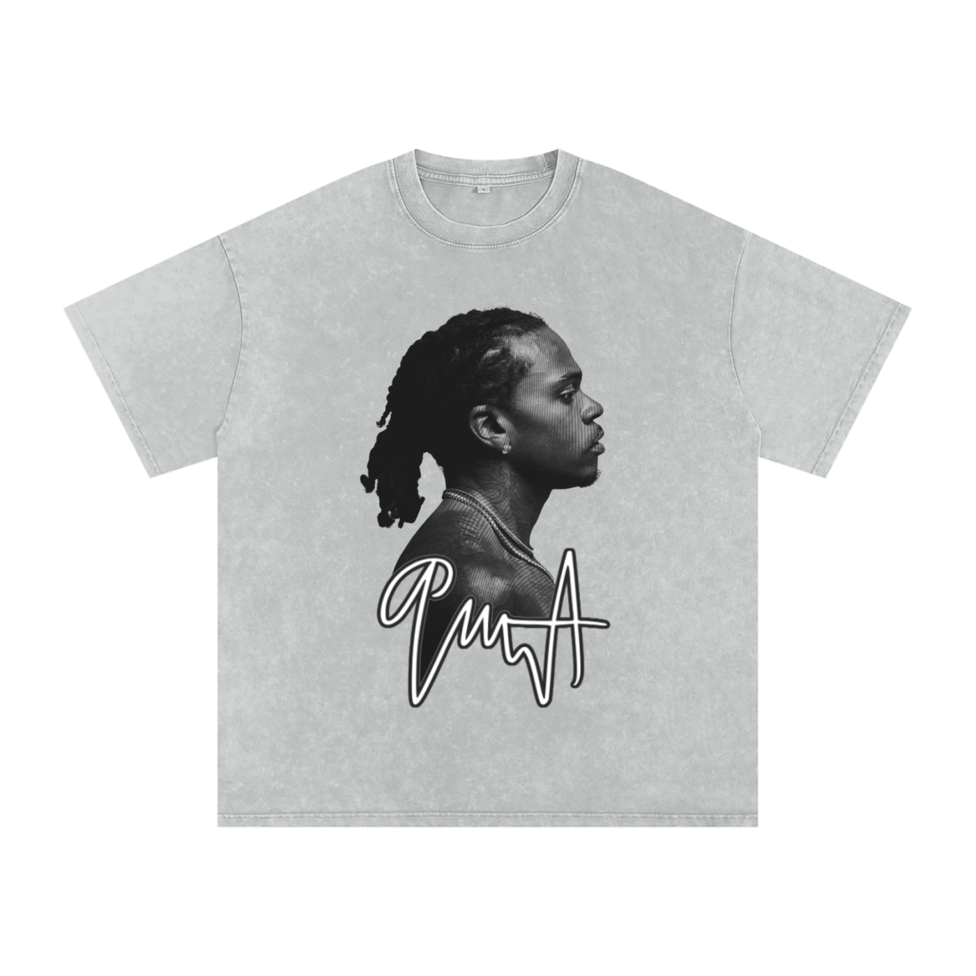 Gunna Inspired Signature Washed Oversized T-Shirt