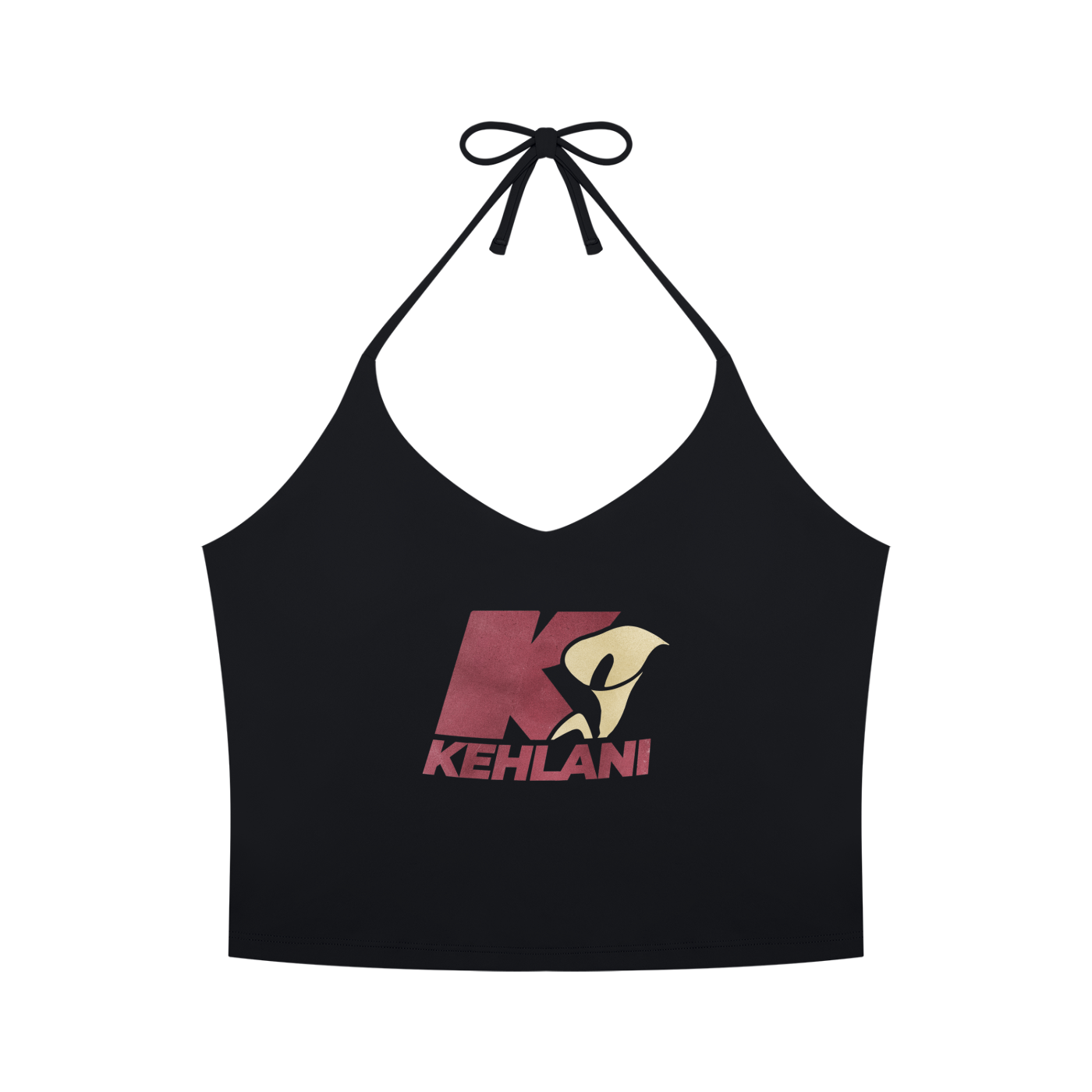 Kehlani Inspired Burgundy Starter Logo Halter Tank